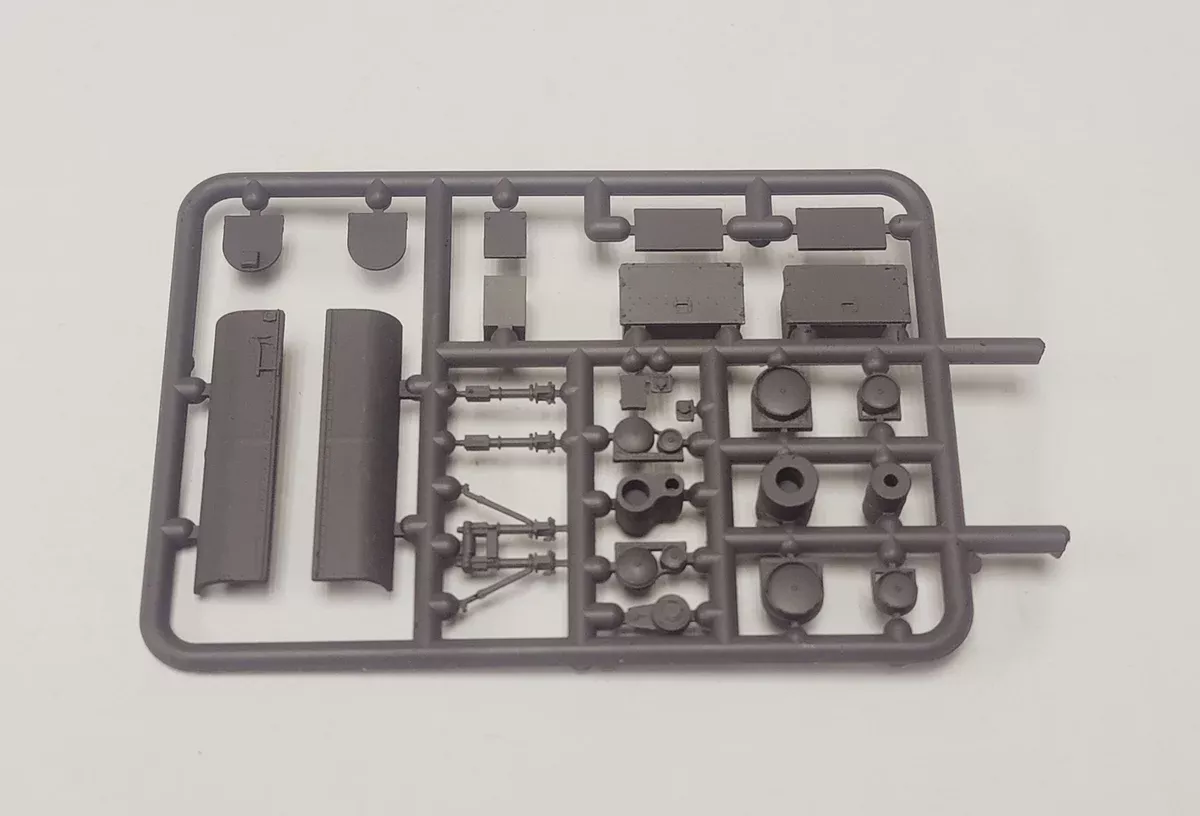 Branchline Trains 151115 HO Scale Pullman Battery Boxes and Air Tanks - Gray