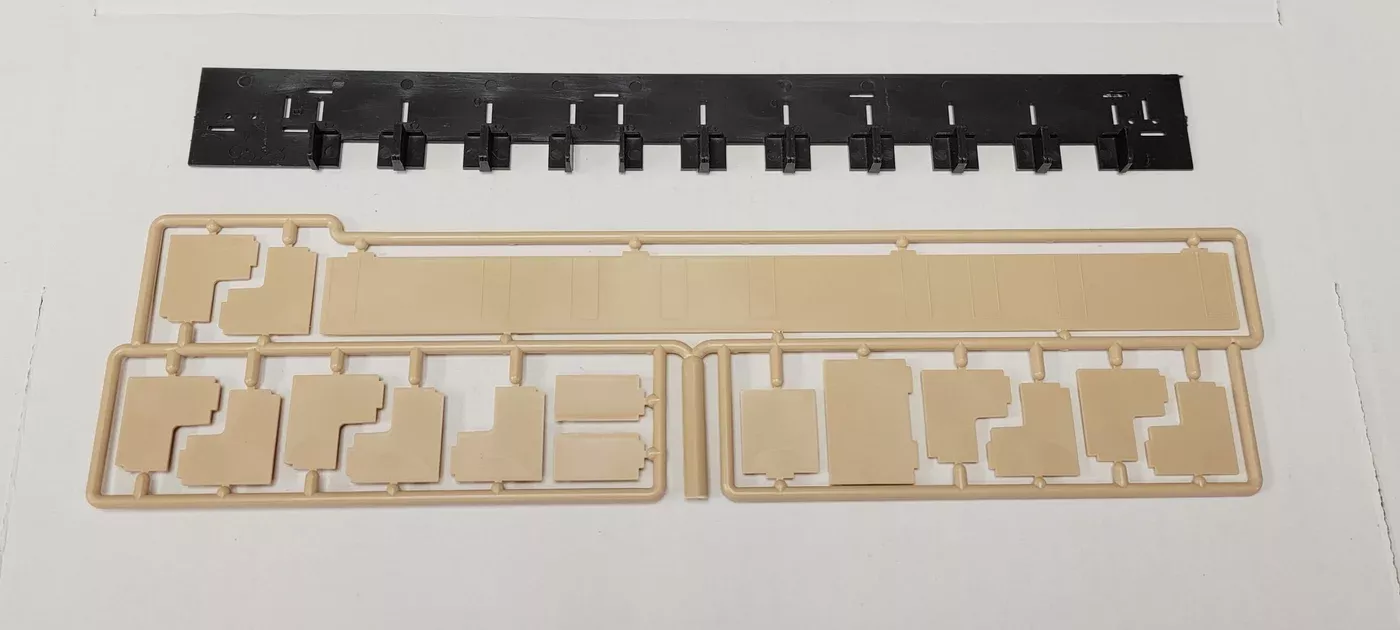 Branchline Trains 51124 HO Scale Pullman 6-3 3523A Interior Seating with Walls