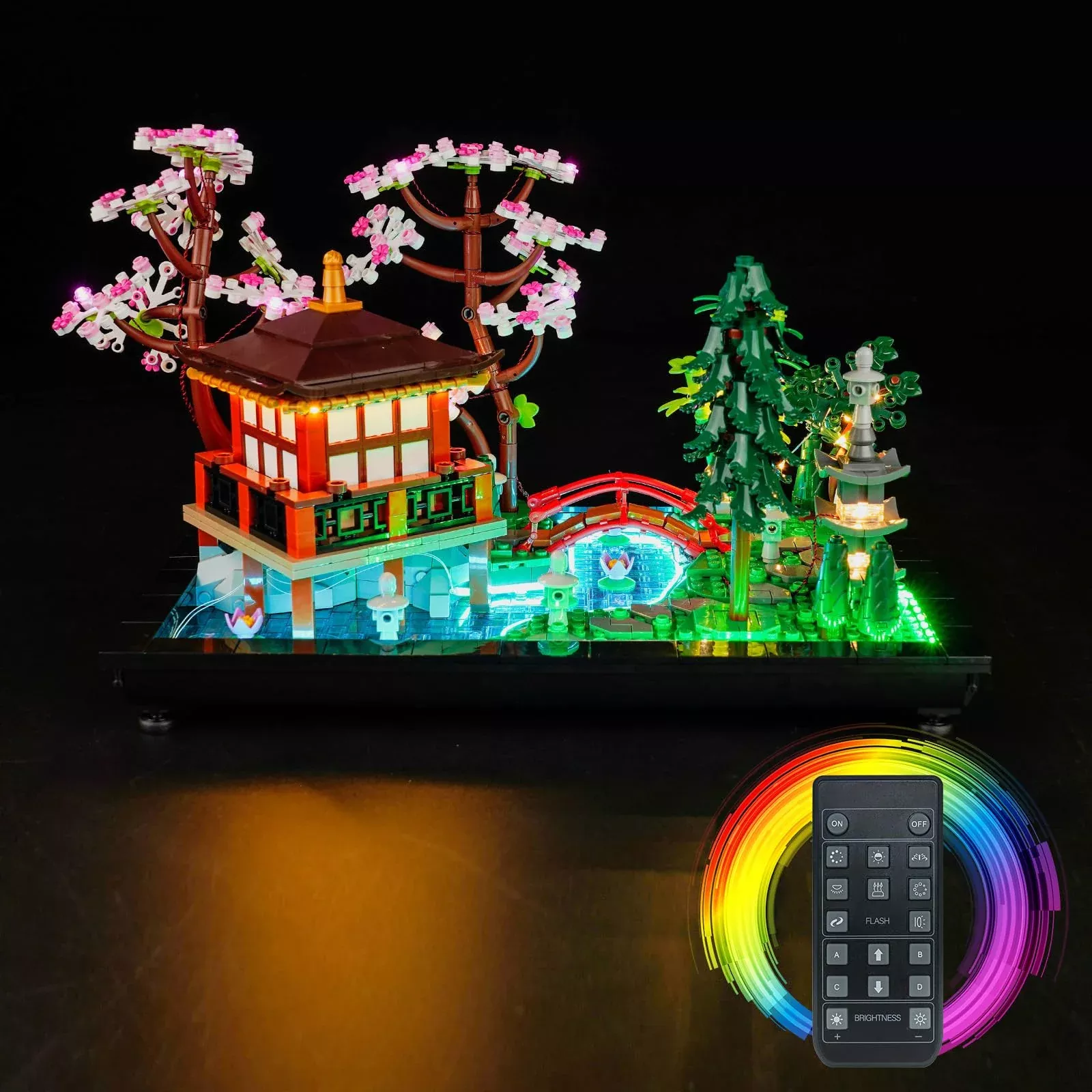 Brickbling Led Light Compatible With Lego Tranquil Garden 10315 Buildi