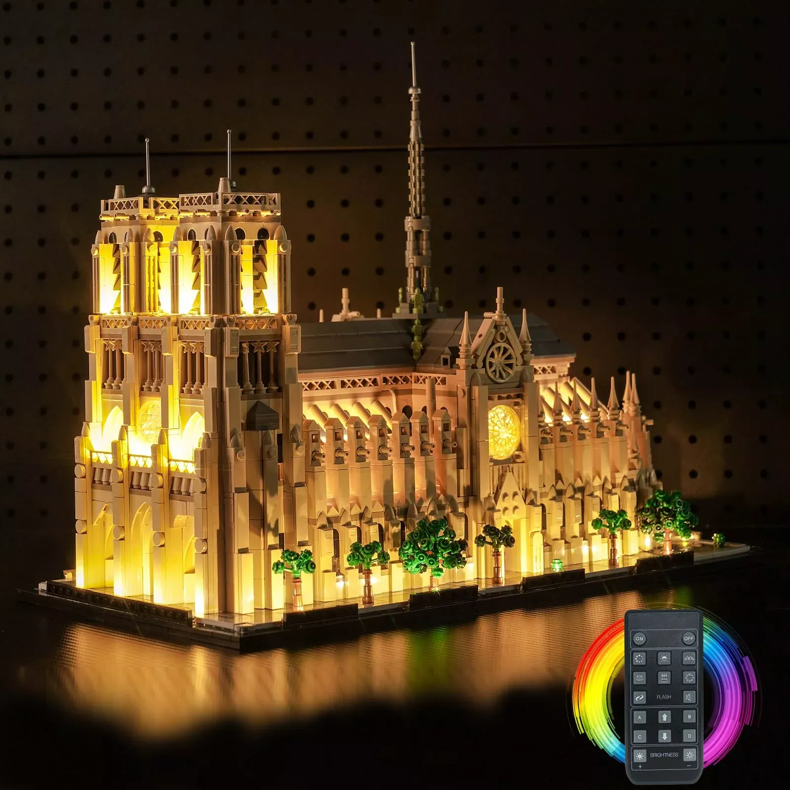 BrickBling LED Light Kit for LEGO Notre-Dame de Paris - Warm White