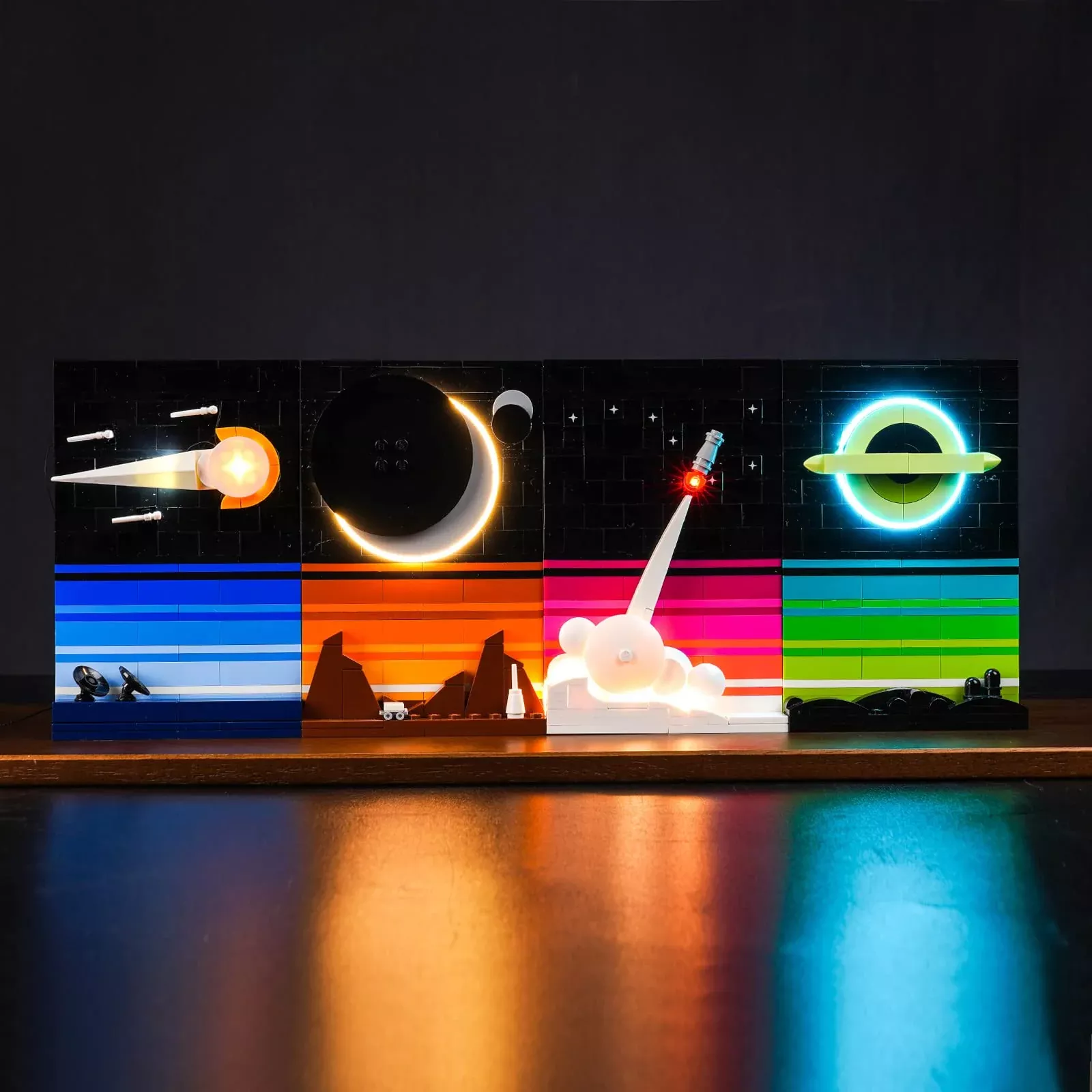 BrickBling LED Light Kit for LEGO Tales of the Space Age, Multicolor