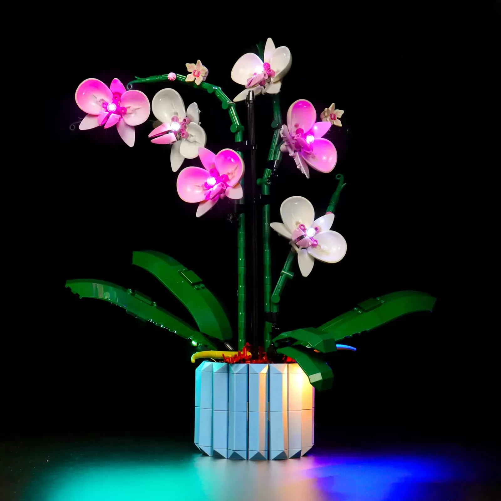 BrickBling LED Light for LEGO Orchid 10311, Pink, Easy Installation