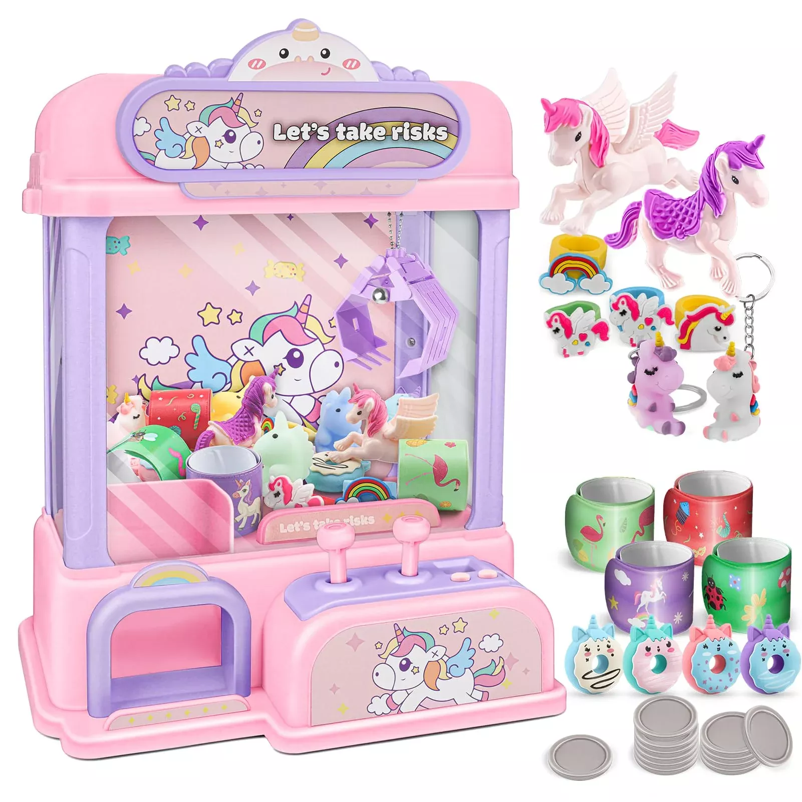 Btec Claw Machine For Kids,Mini Claw Machine With Toys Inside,Candy Ve