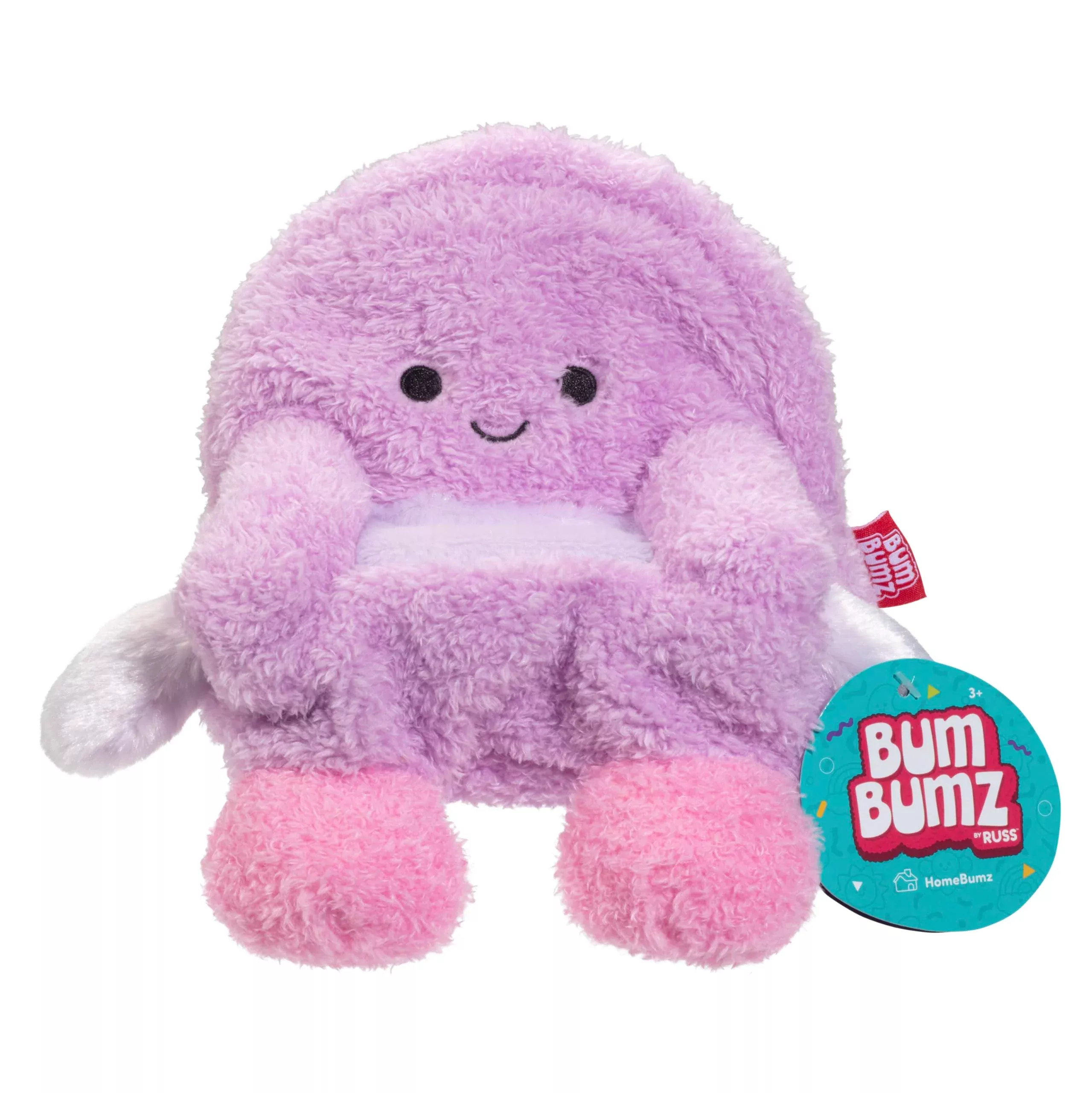 BumBumz Plush Toy Recliner Ralph 7.5 Inch Soft Polyester Bean Bag