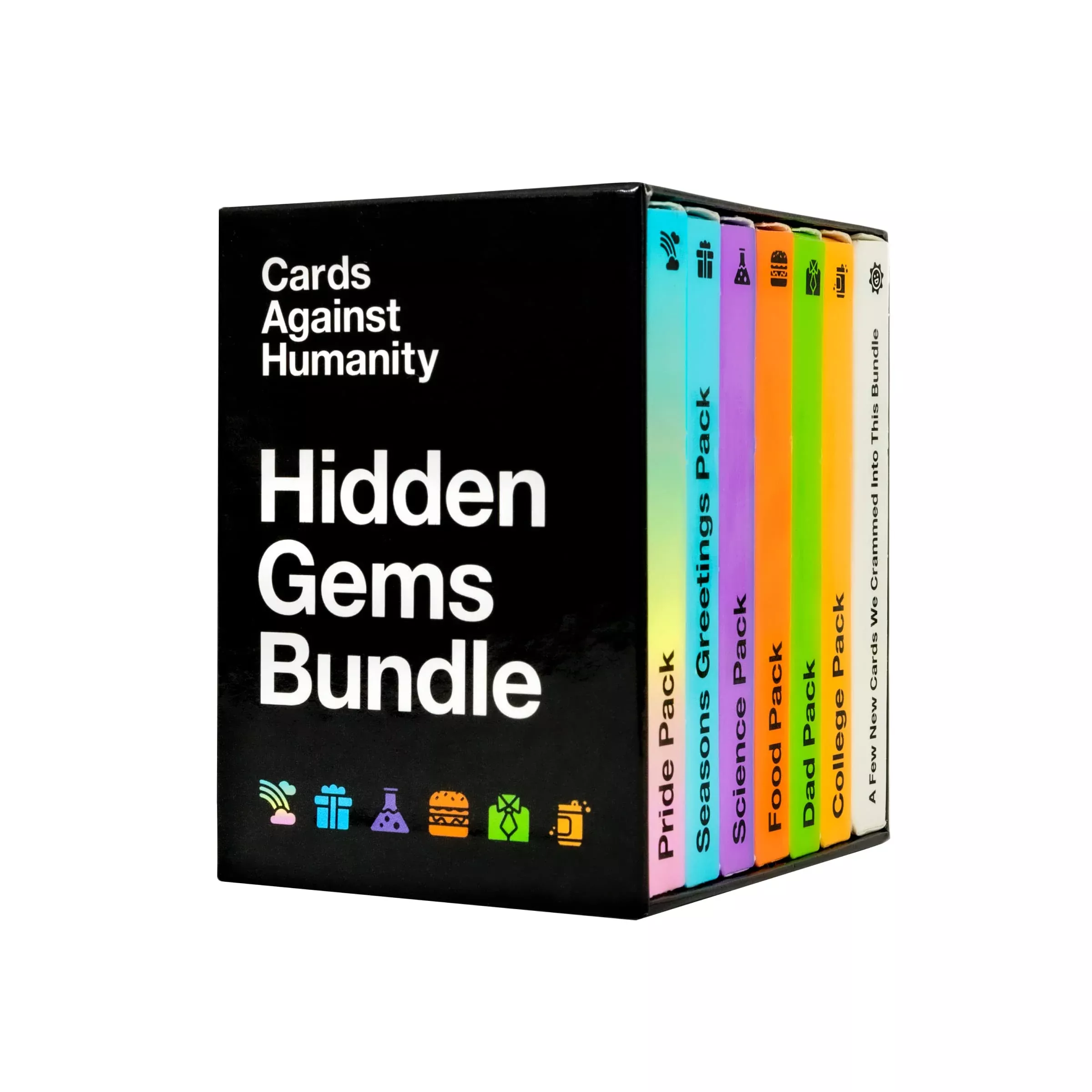 Cards Against Humanity: Hidden Gems Bundle 6 Cool Themed Packs + 10 Al