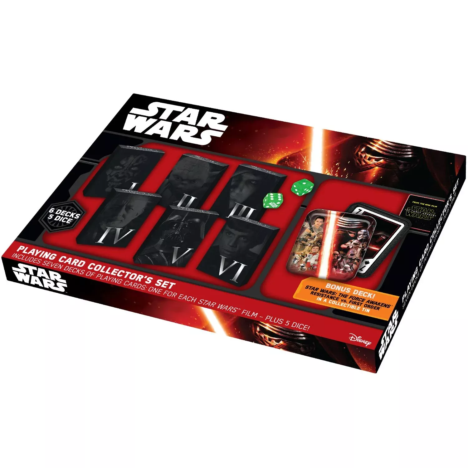 Cartamundi Star Wars Playing Card Collector's Set, Model 1830, Multico
