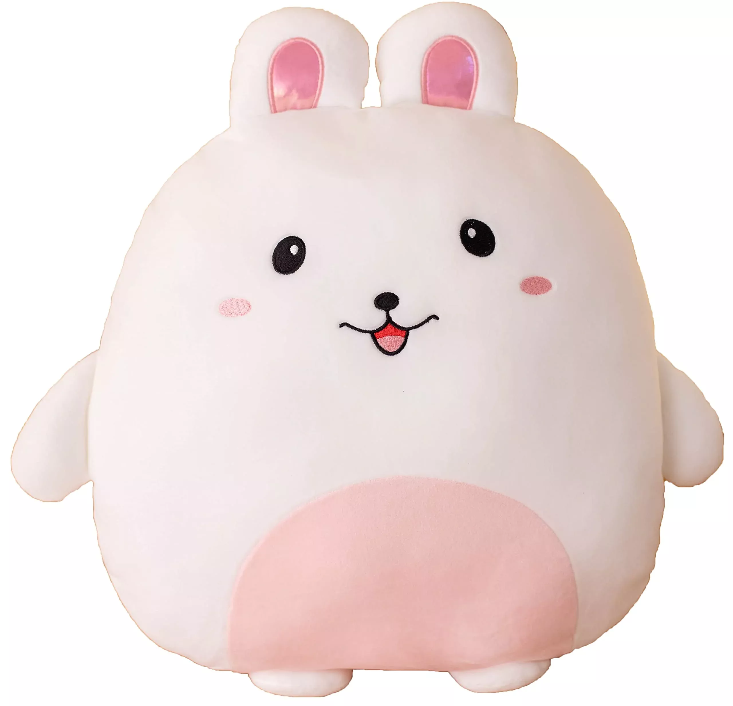 CASAGOOD Plush Bunny Rabbit Pillow 16.5 Inch White Soft Toy