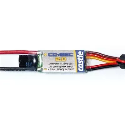 Castle Creations 010-0154-00 Castle BEC 2.0 14A Max Output Voltage Regulator
