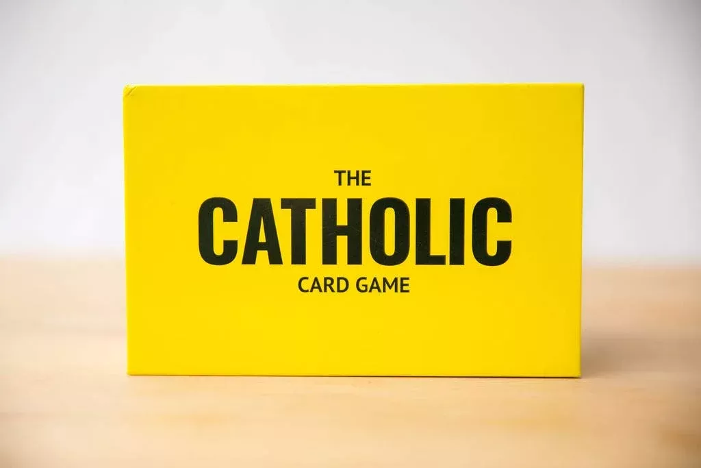 The Catholic Card Game - Fun Card Game - Cardstock - Red & White Color