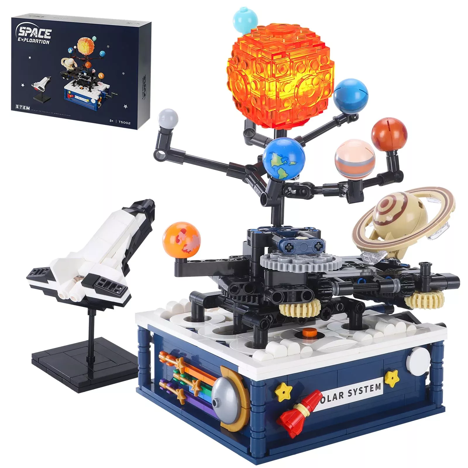 Caximsy Solar System Model Building Blocks Sets Earth Moon And Sun Orr