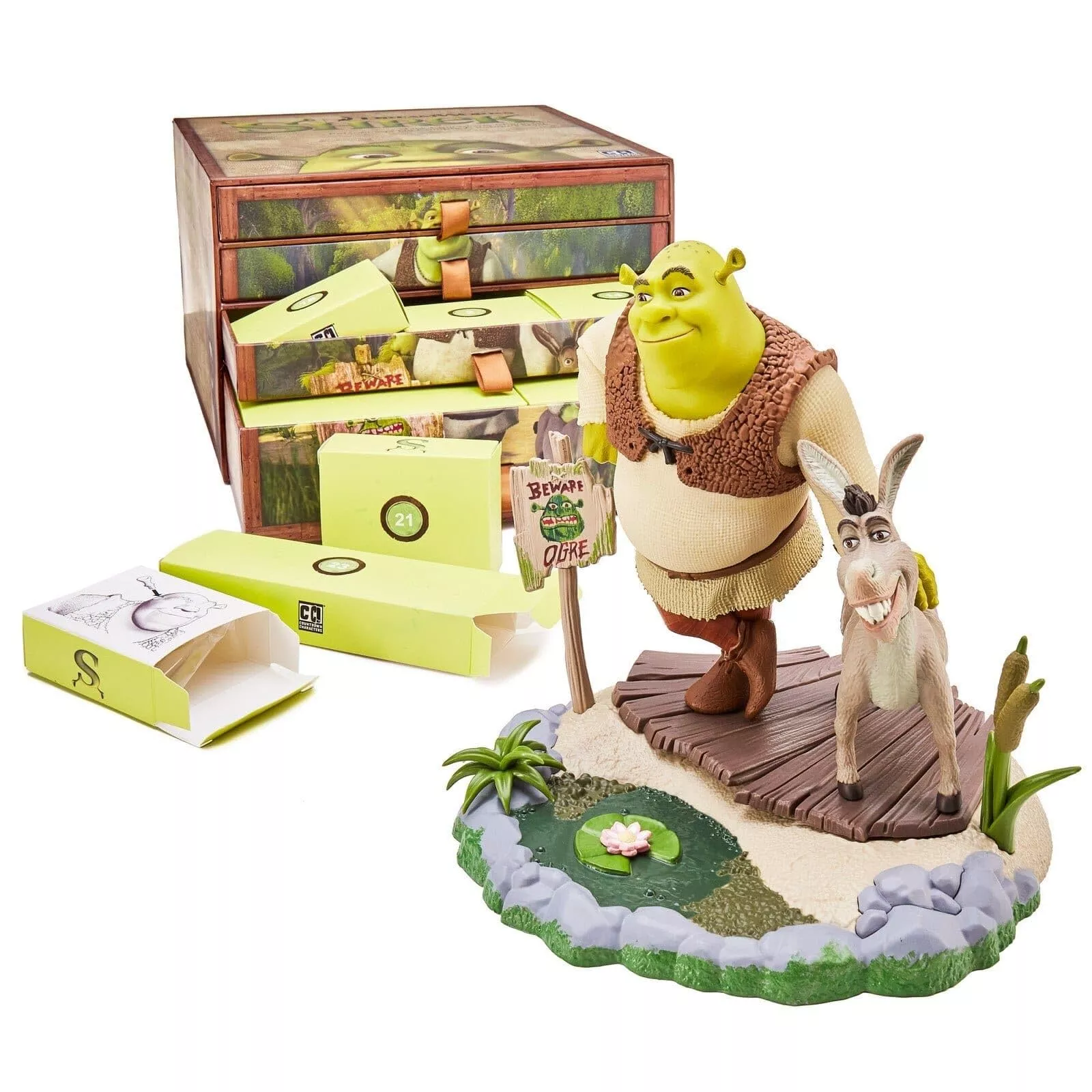 CC Countdown Characters Shrek Figure One Size Eco-Friendly Assembly