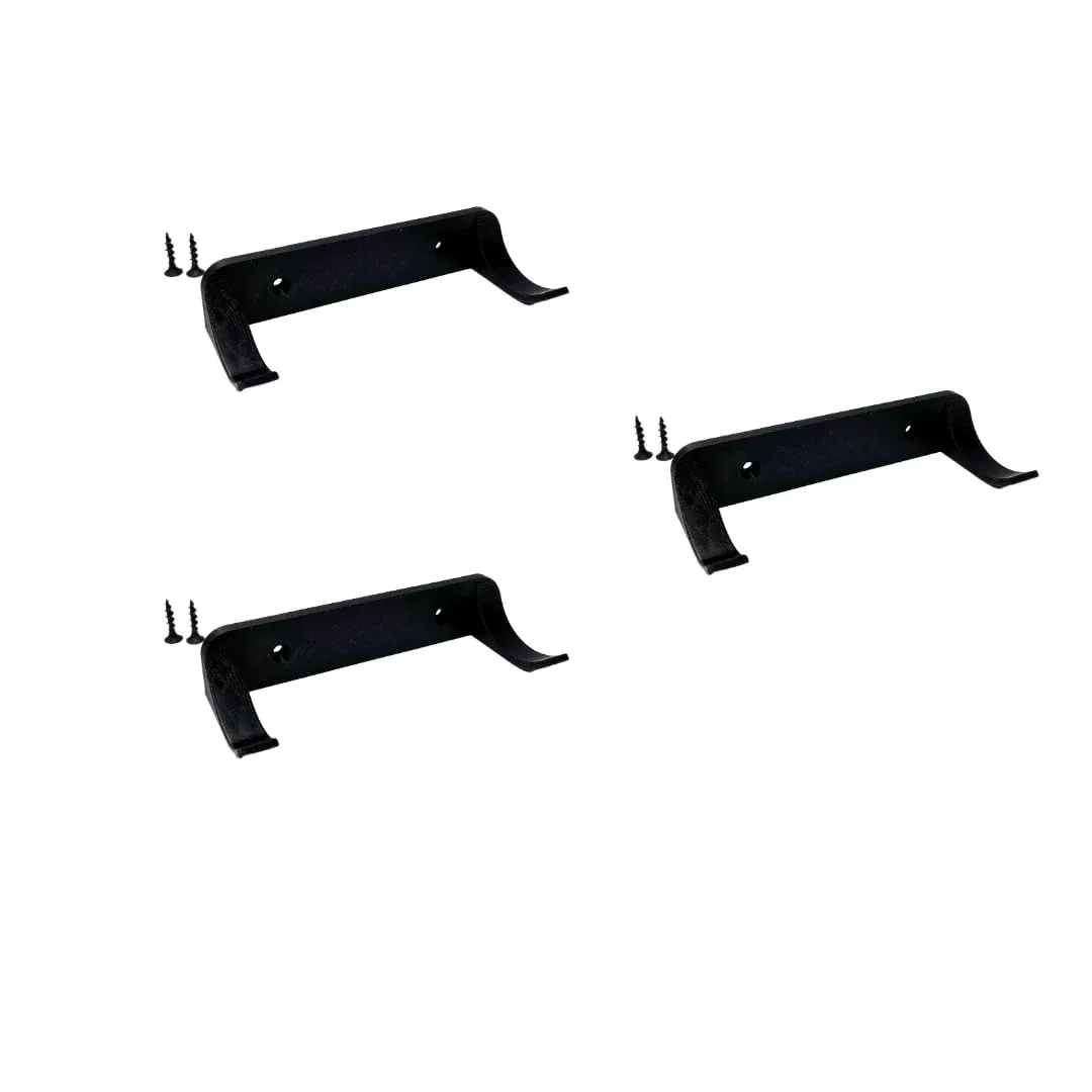 Chatelet Vertical Wall Display Mount for Lego Technic Racecars, 3 Pack Black