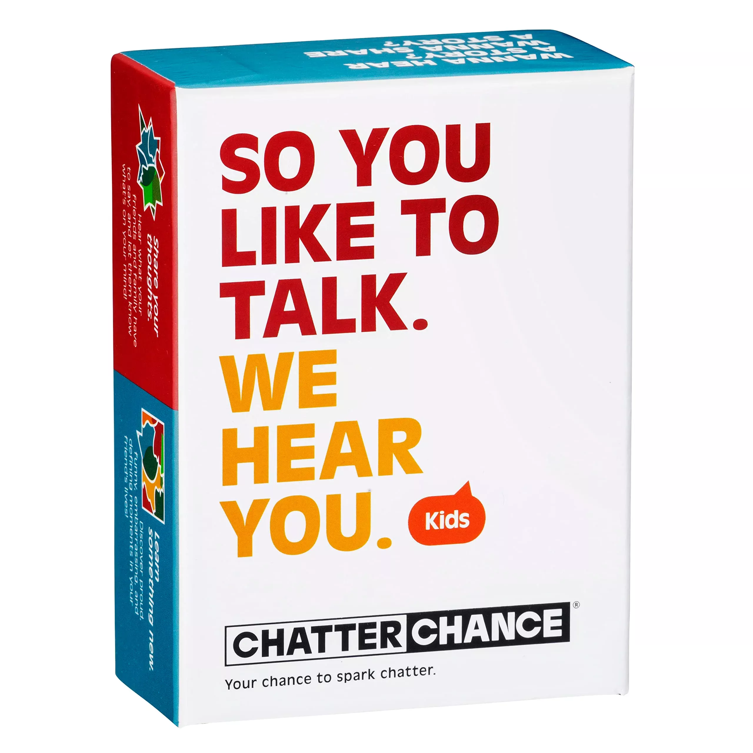 Chatterchance Kids: Conversation Card Game Gift For Family Fun Activit
