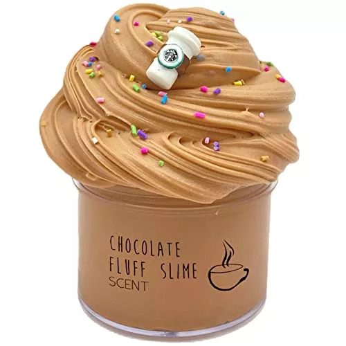 Chocolate Slime Scented Stretchy Butter Latte Slime Toy, Super Soft An