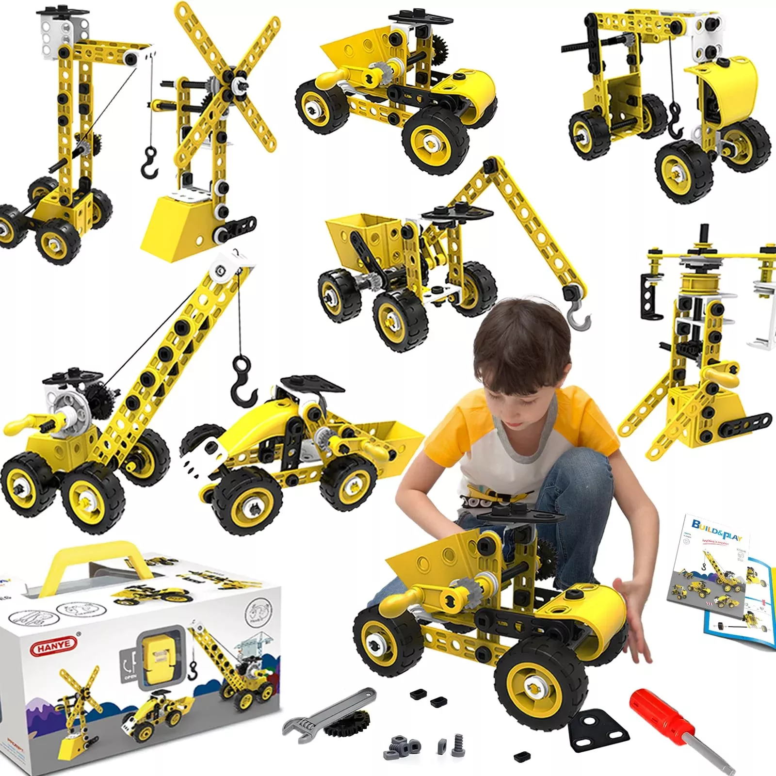 choopheme Stem Building Block Kit for Kids 5-9 Years, Educational Engi