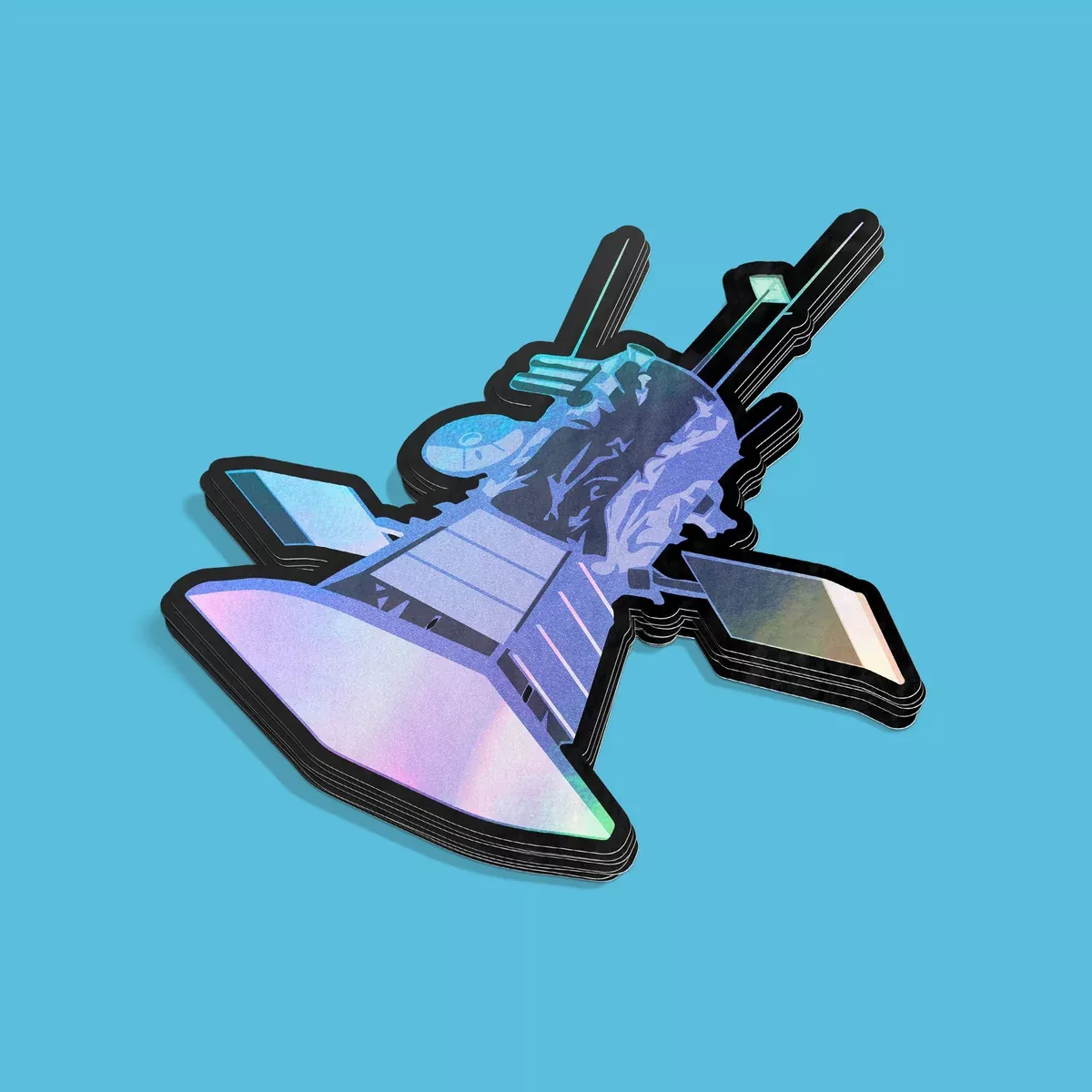 Chop Shop Studio Current Missions: Parker Solar Holographic Style Sticker