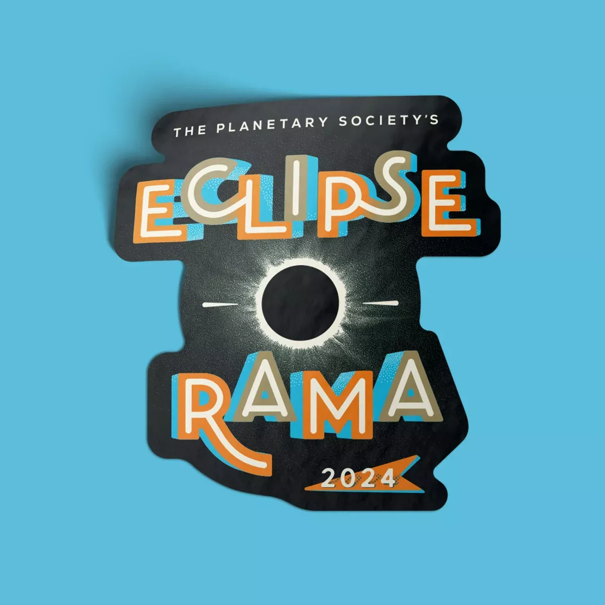 Chop Shop Studio Eclipse-O-Rama 2024 Sticker for Planetary Society