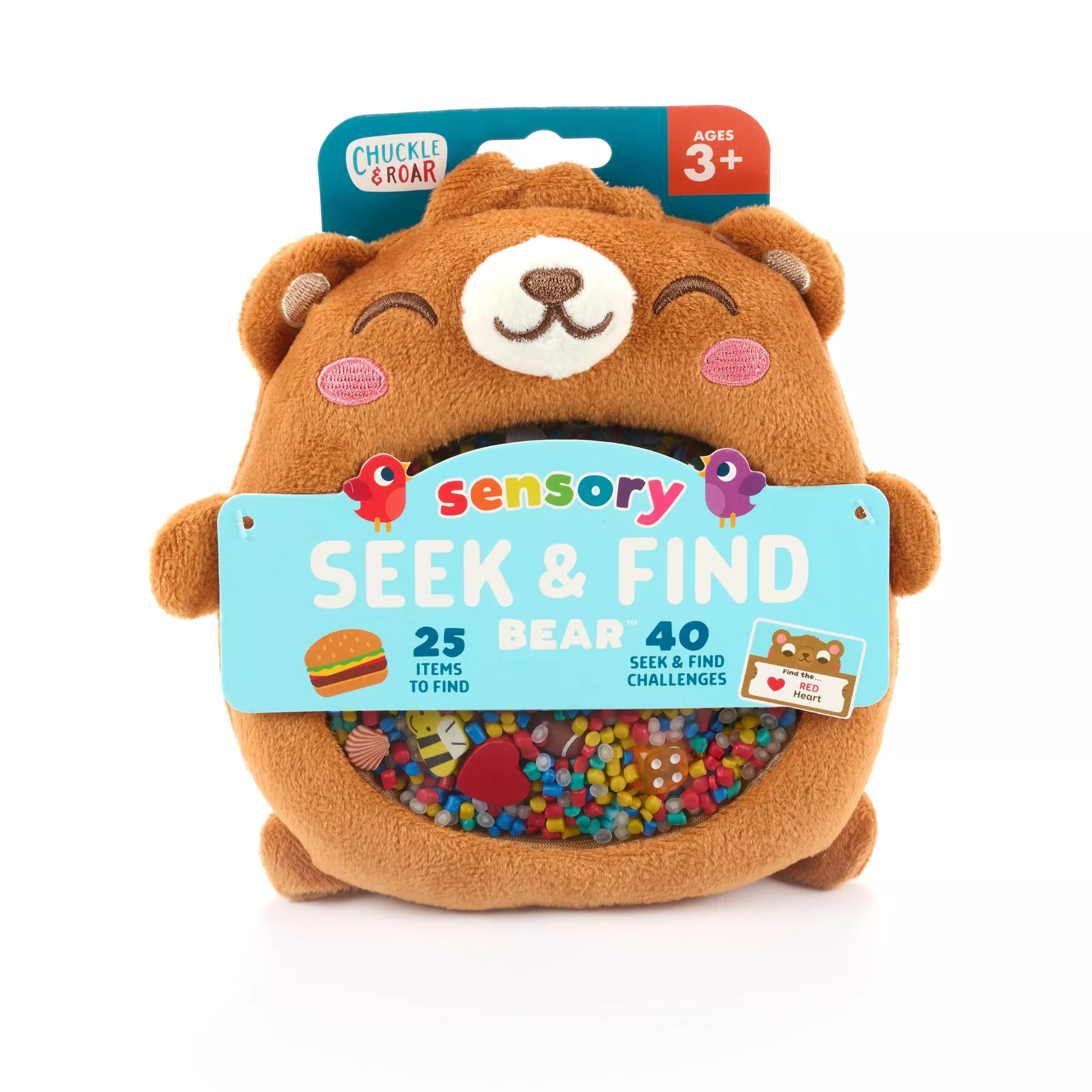 Chuckle & Roar Sensory Seek & Find Scavenger Hunt Bear - Multicolor Co