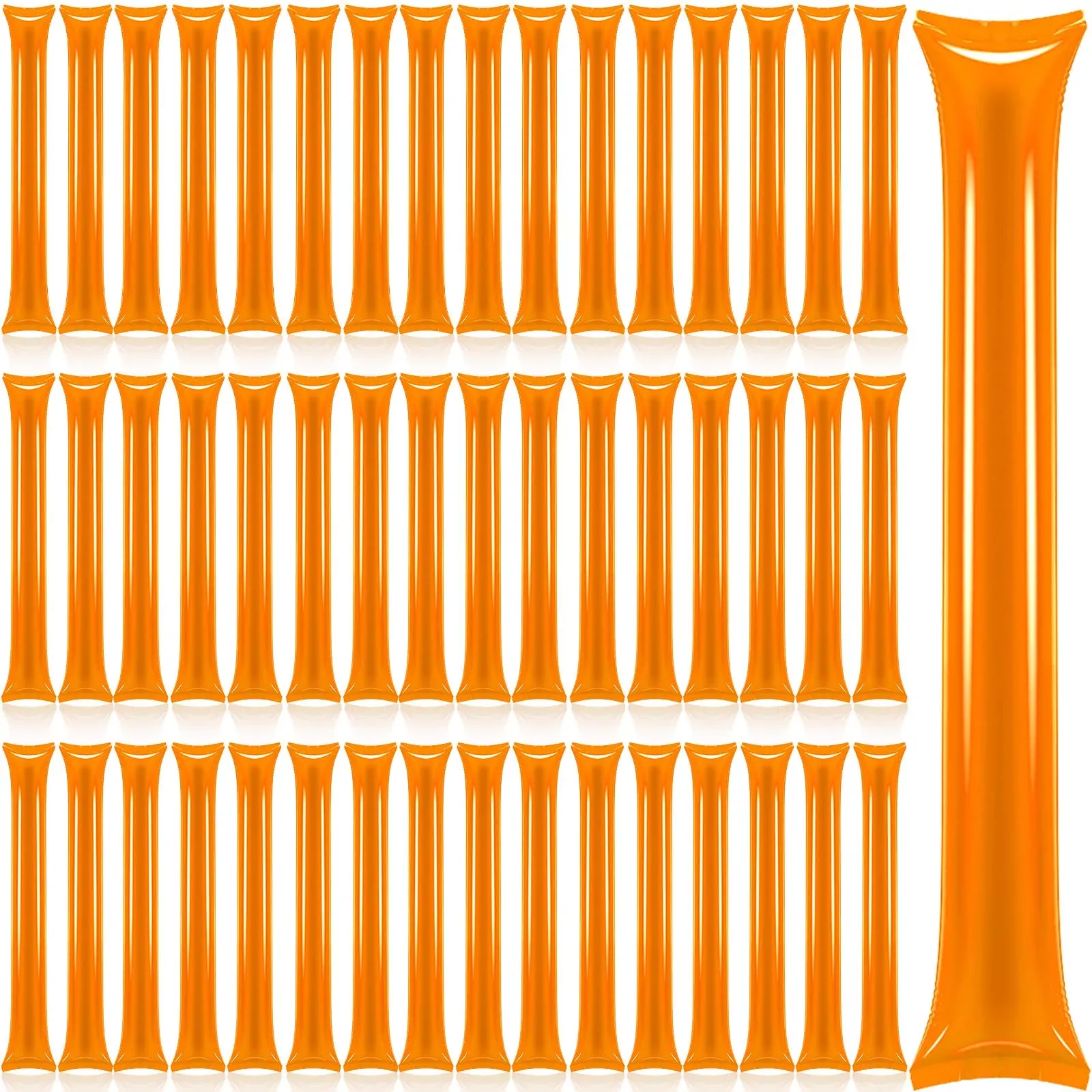 Civaner Orange Thunder Sticks - 48 Pack, 60x10 cm, Infl