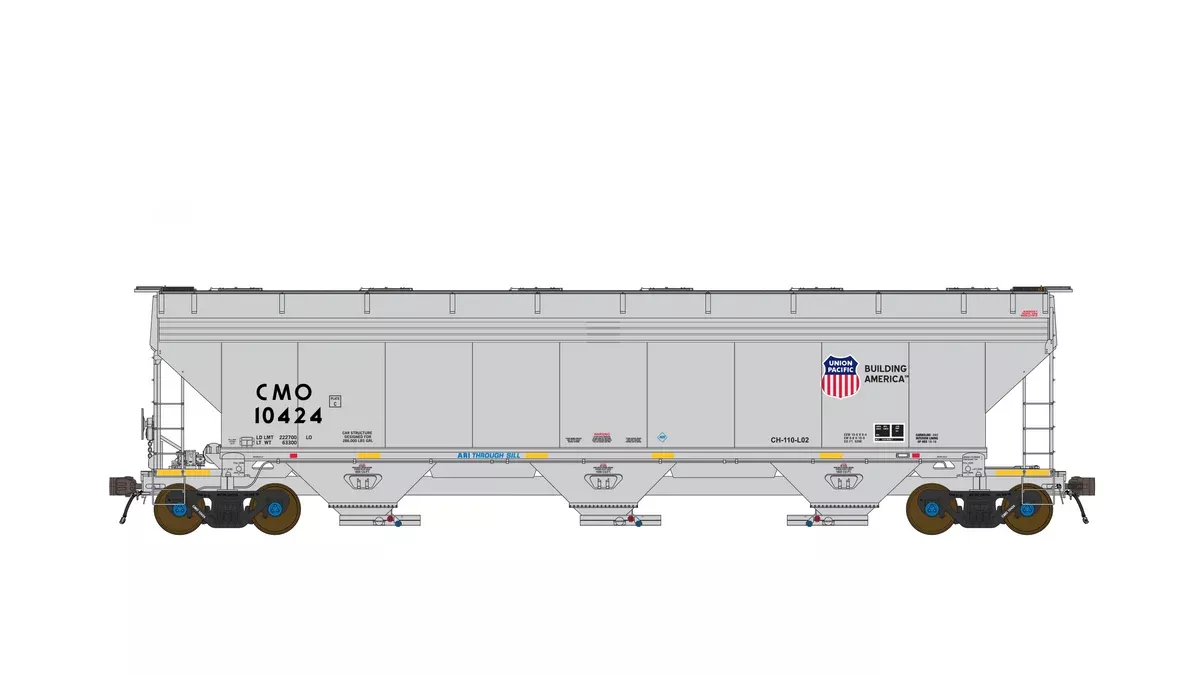 Class One Model Works FC00521 HO Scale ARI 5200 Covered Hopper UP/CMO 10560