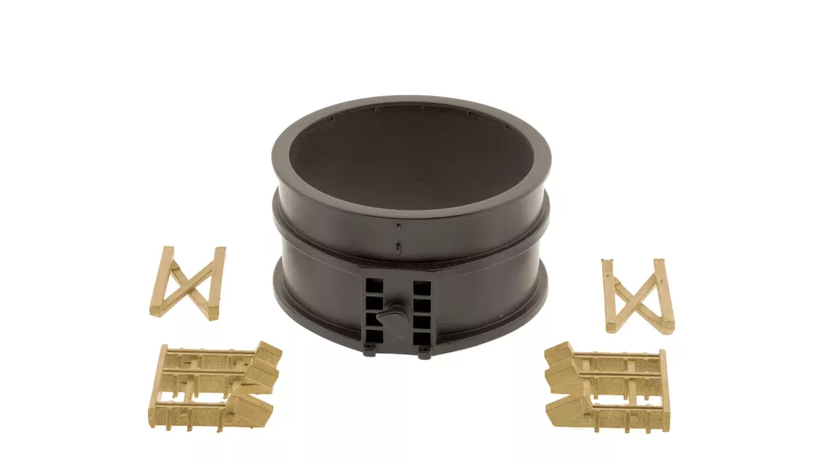 Class One Model Works ZZ03006 HO Scale Steel Ladle Section with Cribbing - Painted