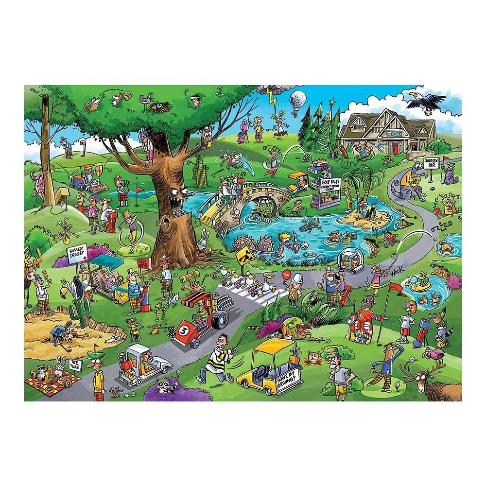 Cobble Hill 1000 Piece Puzzle - Green, 26.625" x 19