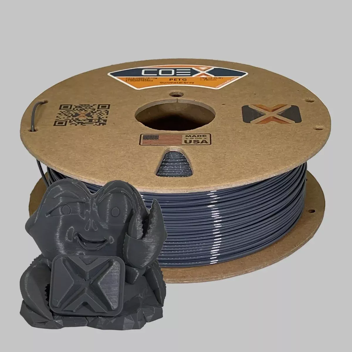 COEX 3D Gunmetal Gray PETG 3D Filament