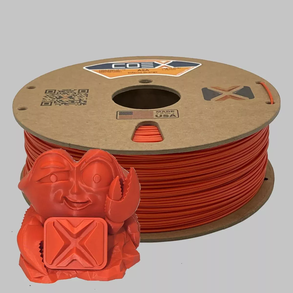 COEX 3D Inferno Orange ASA Prime 3D Filament