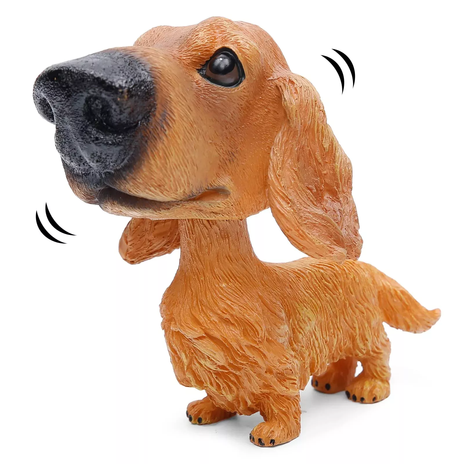COGEEK Dachshund Bobble Head Dog Decor Resin 3.5-4.