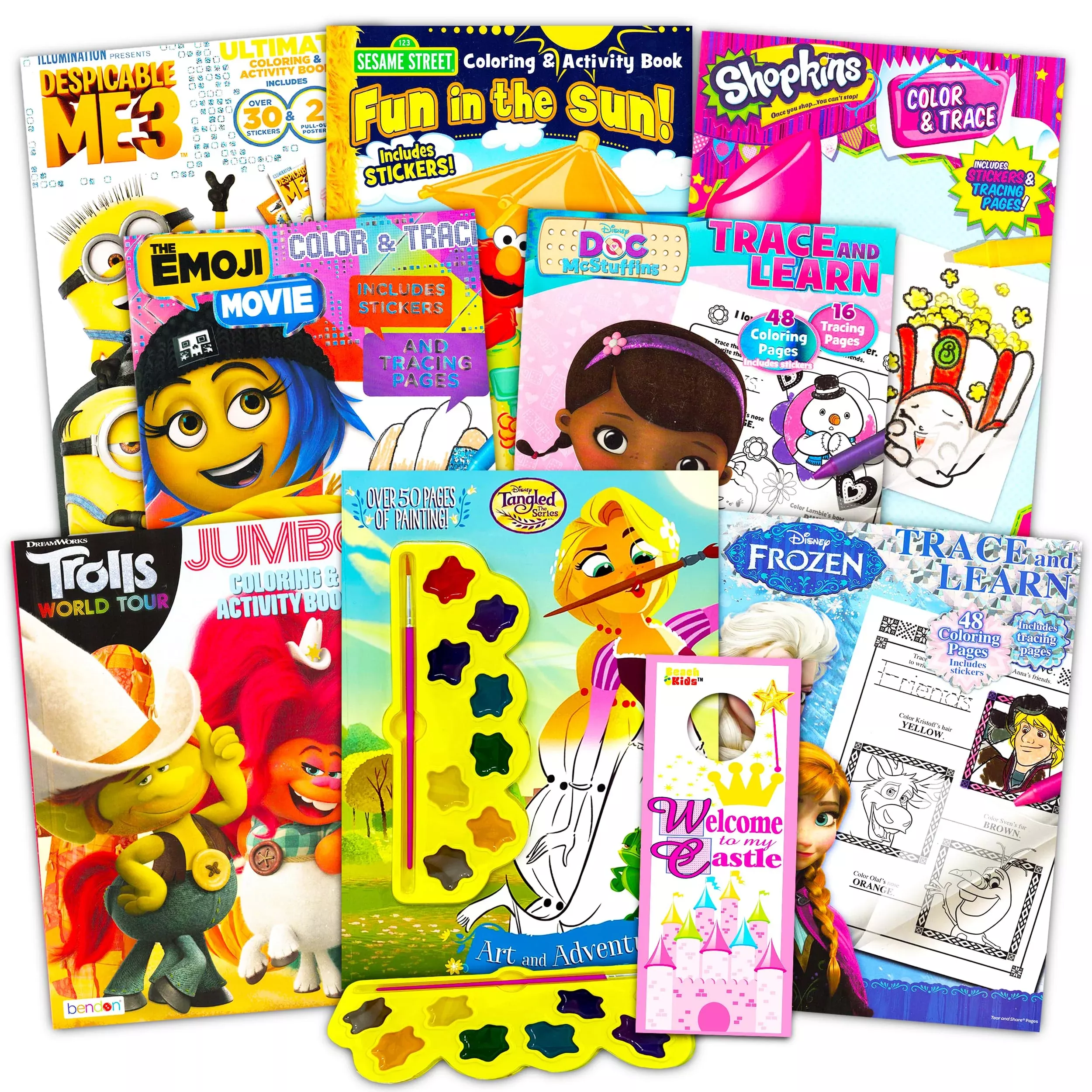 Coloring Books Bulk Assortment For Girls Kids Ages 4-8, Bundle Include