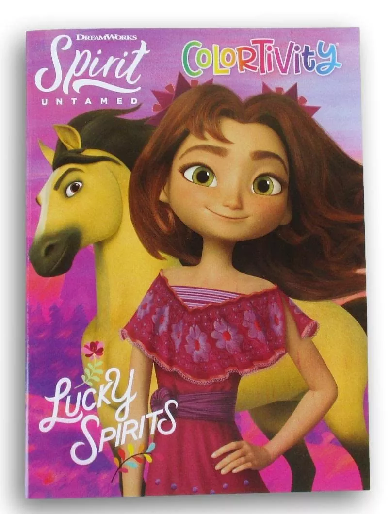 Colortivity Spirit Untamed Coloring And Activity Book - 80 Pages - Cov