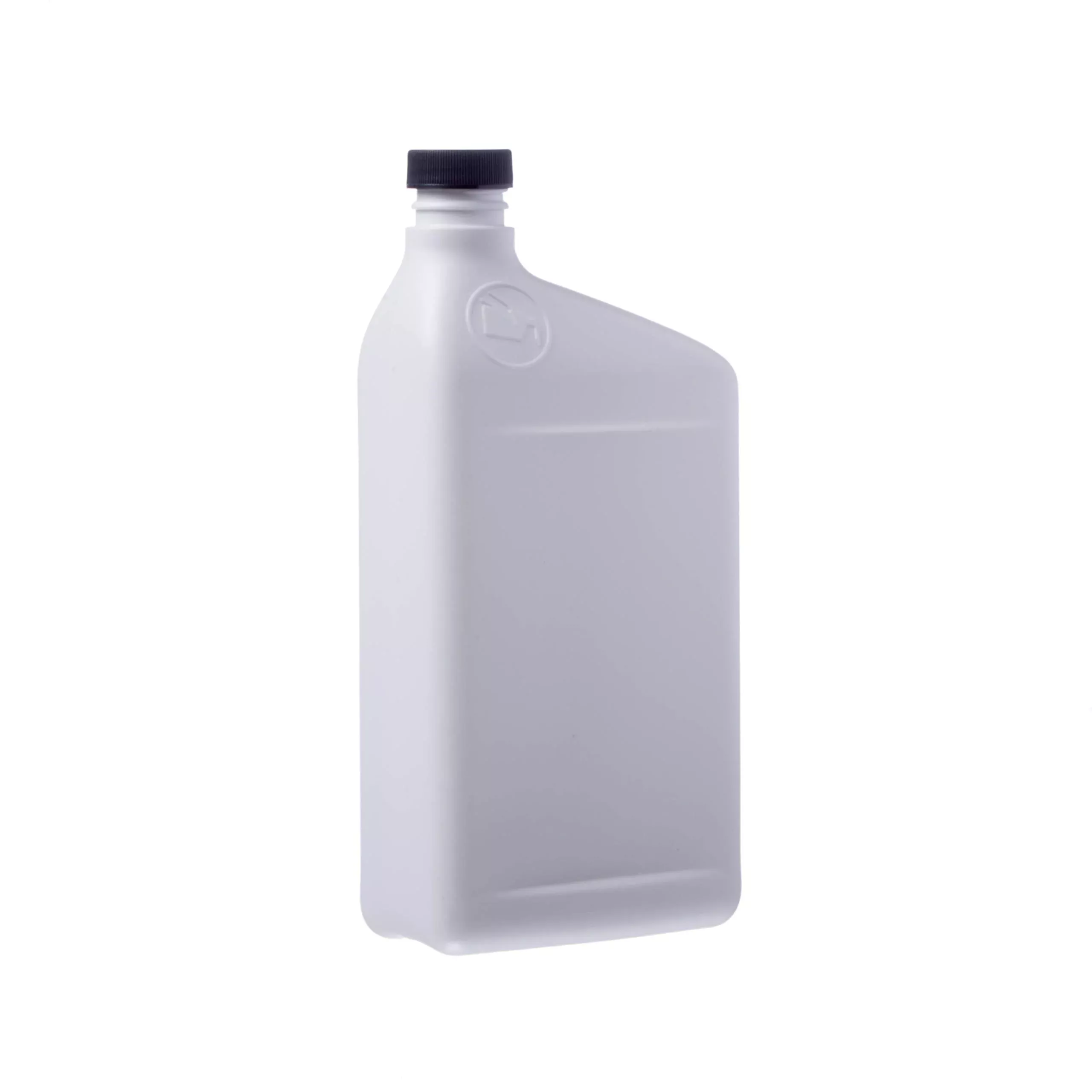 Consolidated Plastics 40622 Rectangular Oil Bottle Hdpe, 32 Oz., White