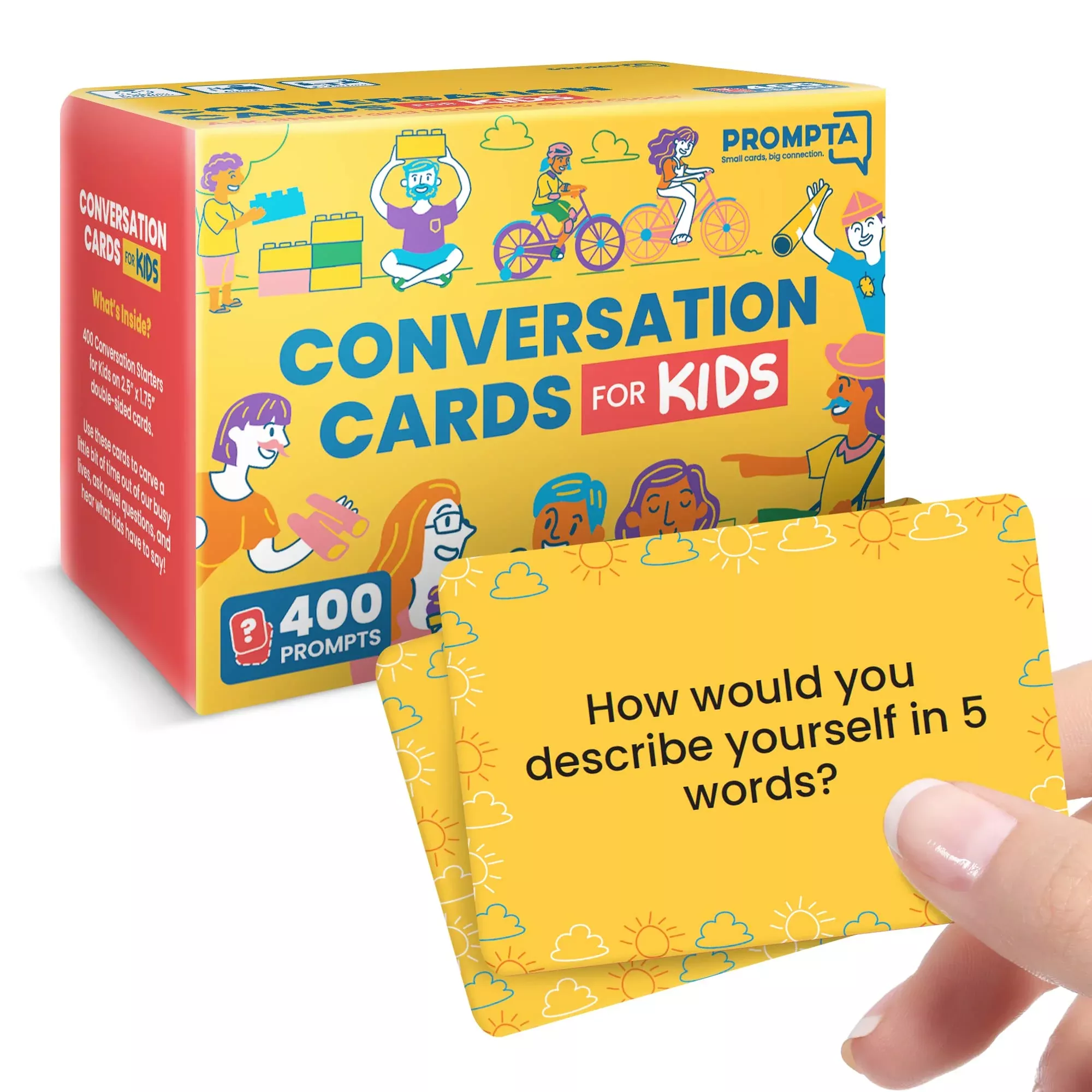 Conversation Cards For Kids - 400 Fun Conversation Starters For Family