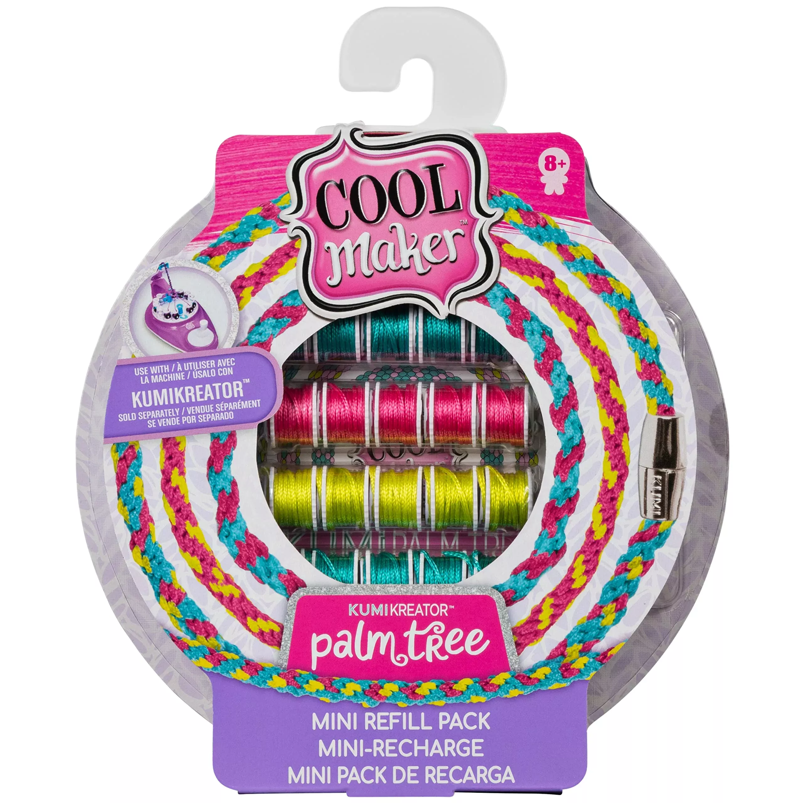 Cool Maker KumiKreator Mini Fashion Pack, Palm Tree, 32 Spools