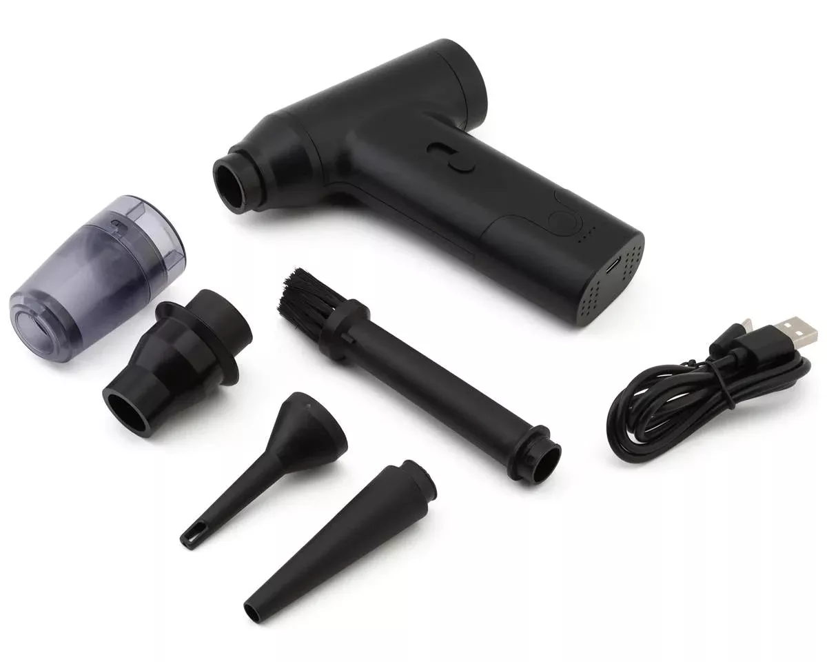 COW RC Jet Blaster Mini Rechargeable Blower with Vacuum Attachment