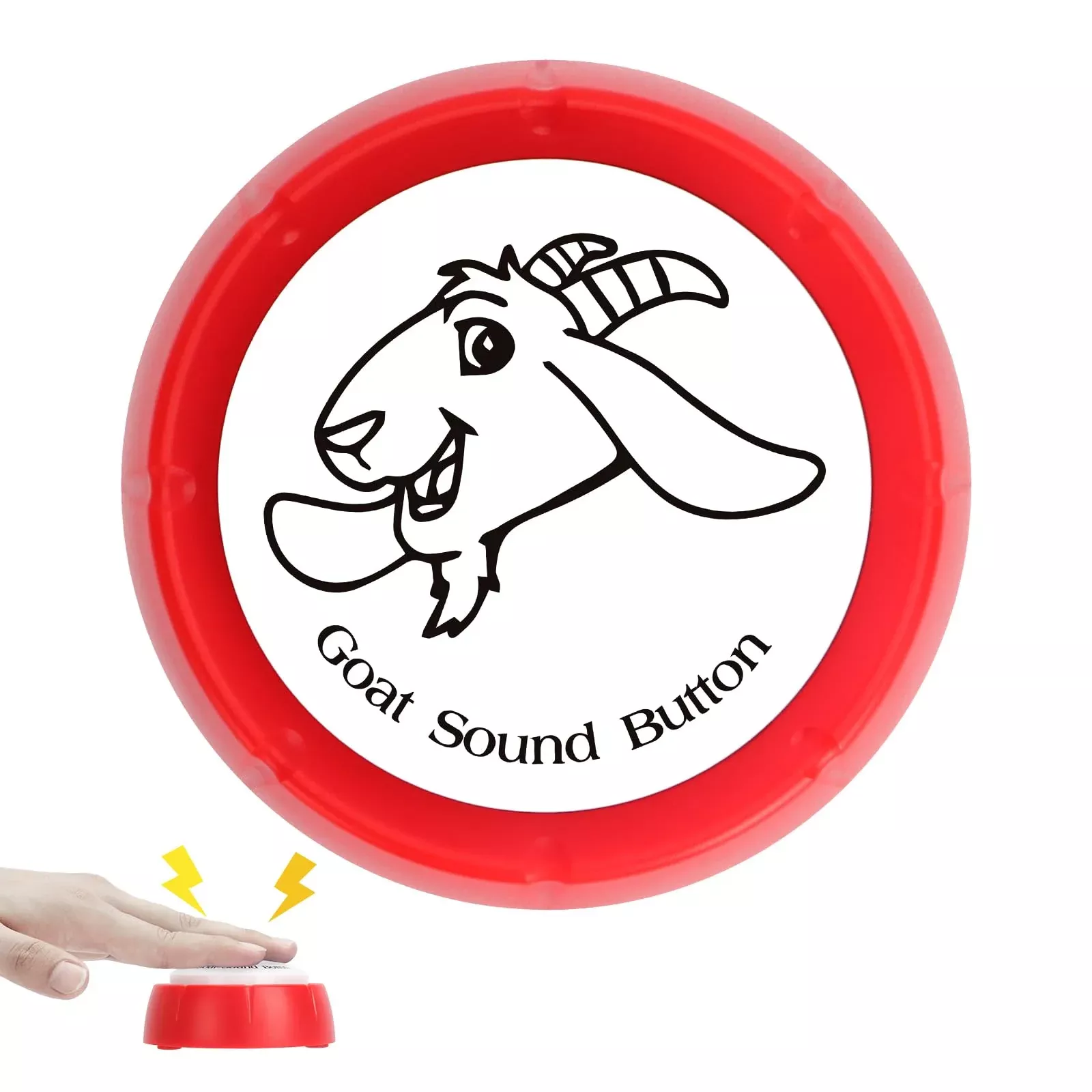 COZYMATE Goat Sound Button - Prank Gadget - Red - 1P