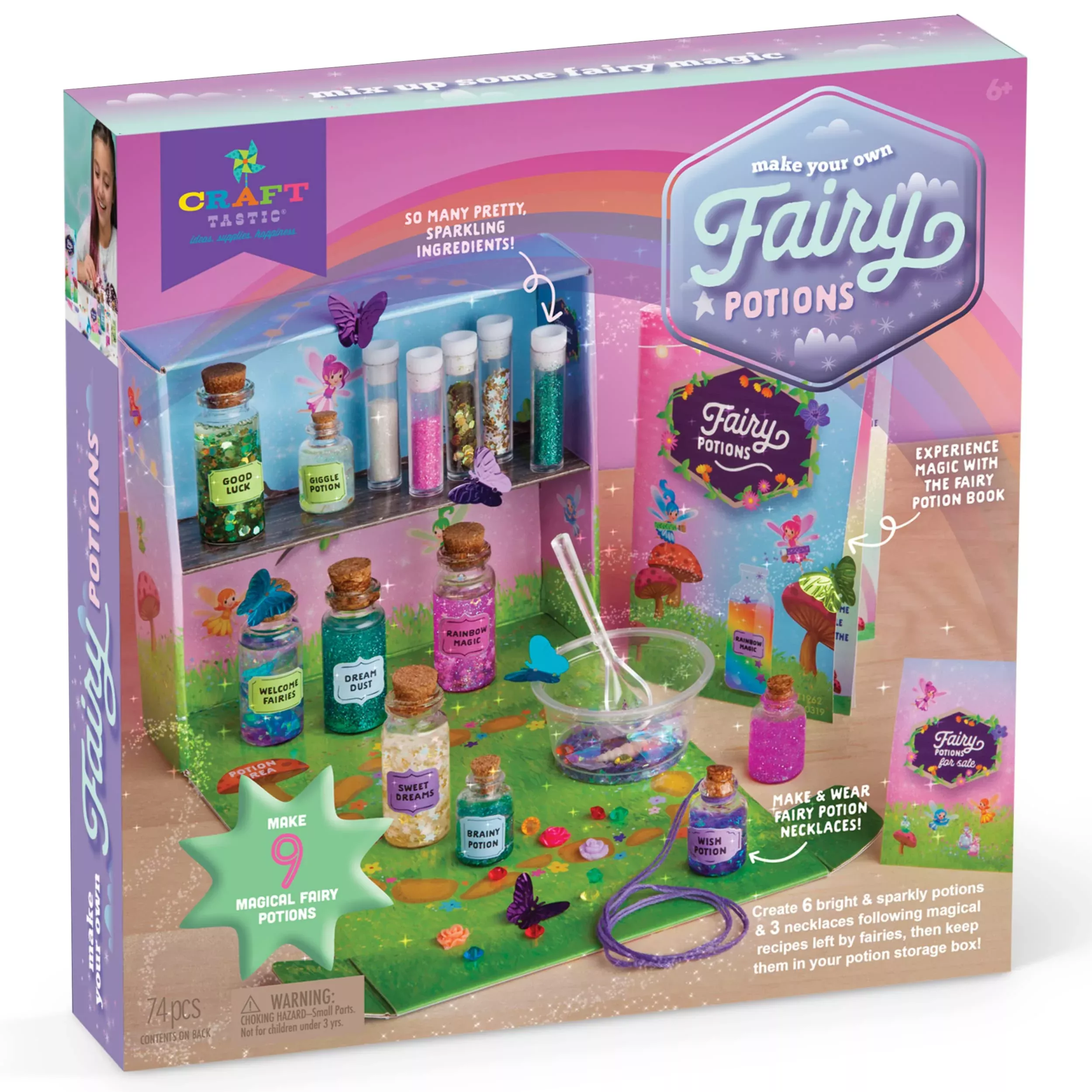 Craft-tastic Fairy Potions Craft Kit - Multi Color, DIY Magic Fun