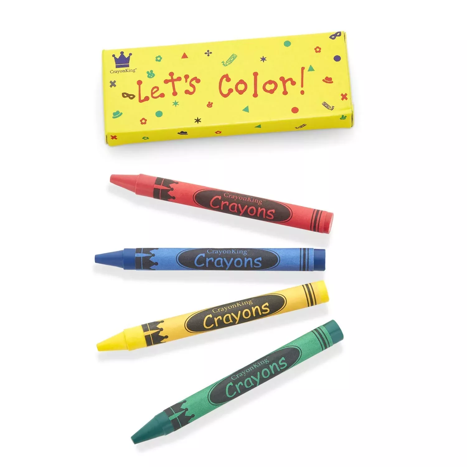 CrayonKing Crayons for Classrooms, Non-Toxic, 600 Count, Ass