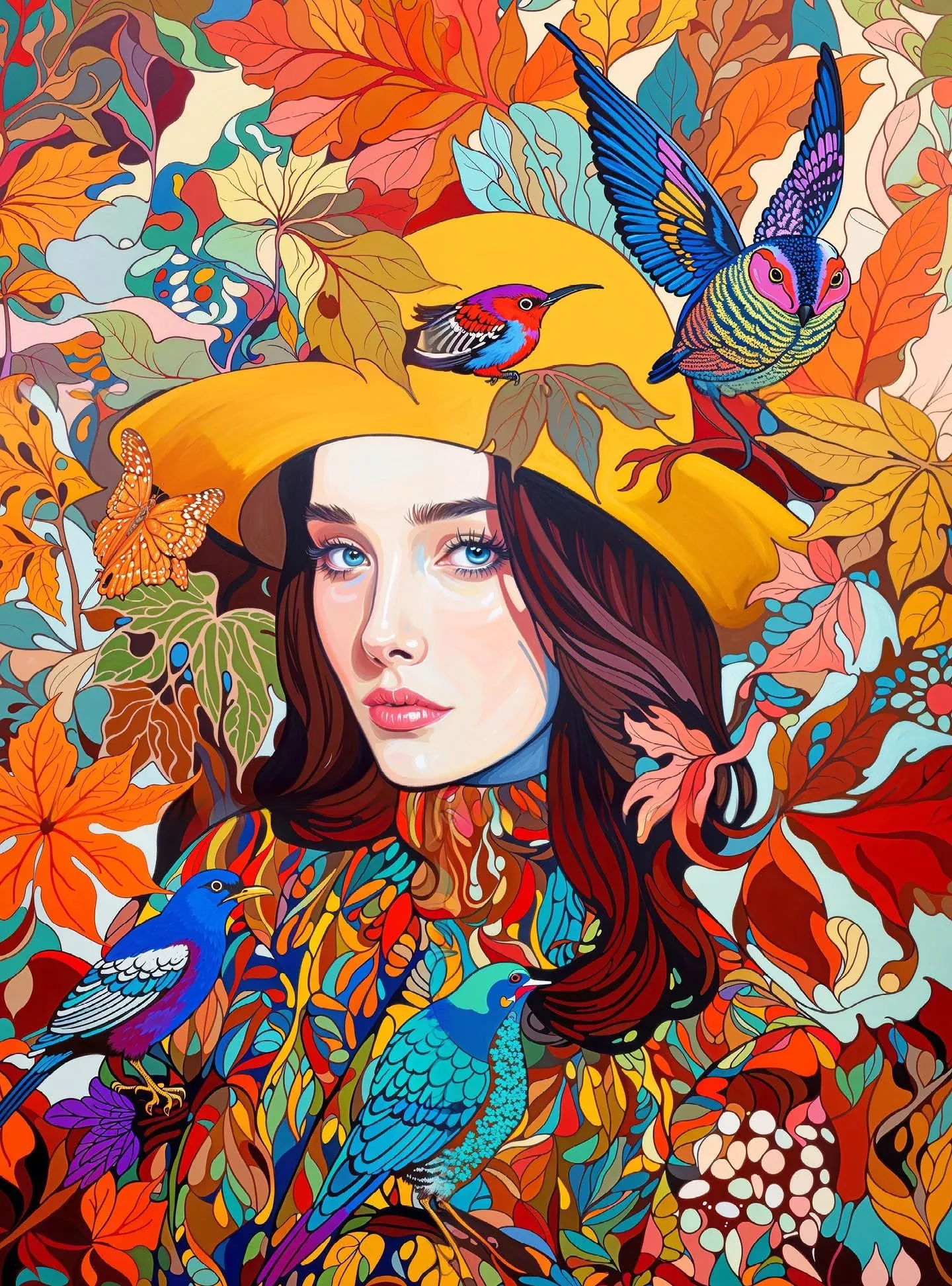 Cross & Glory 1000 Piece Jigsaw Puzzle - Wings and Whispers of Autumn,