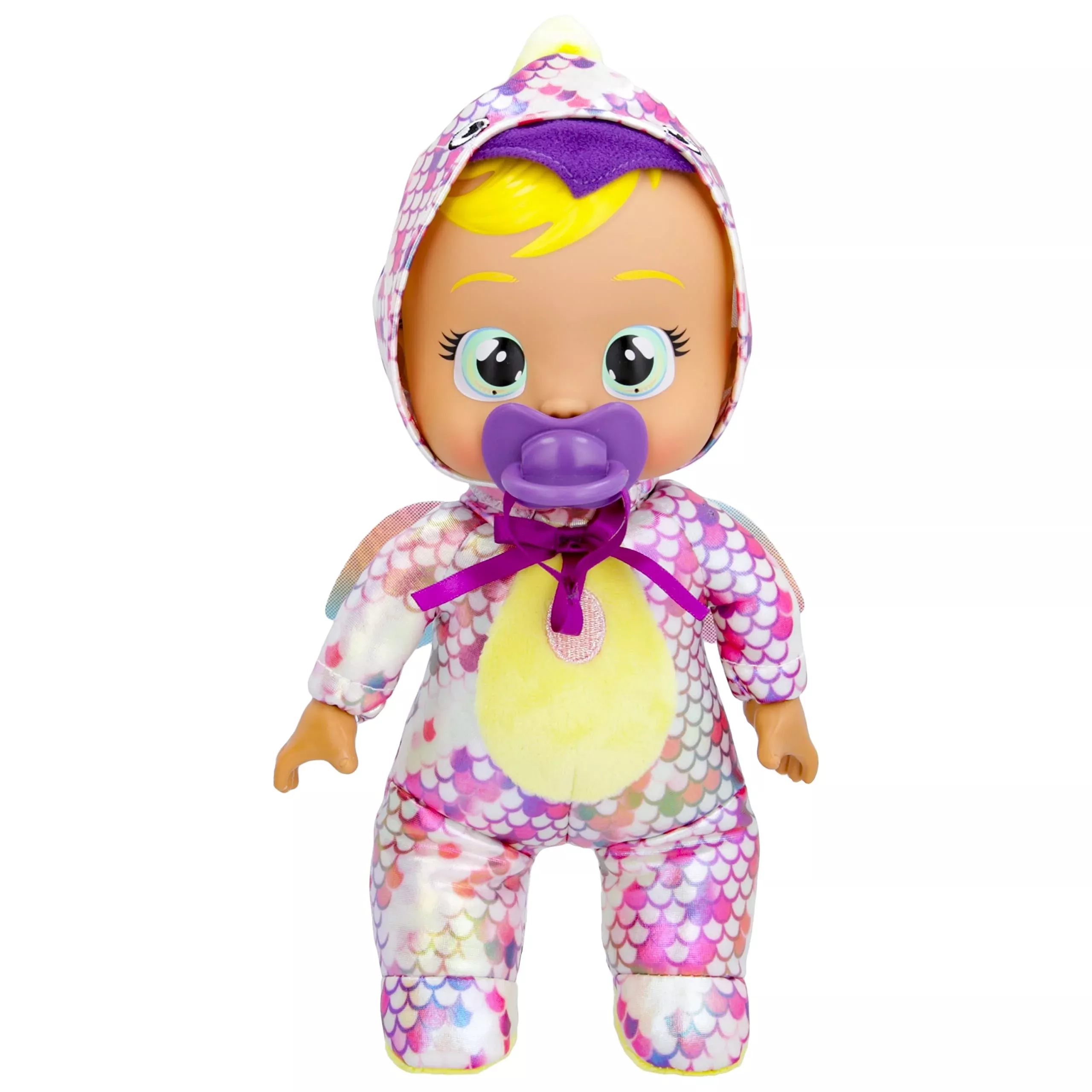 Cry Babies Tiny Cuddles Dinos Tilo - 9' Baby Dolls, Cries Real Tears,
