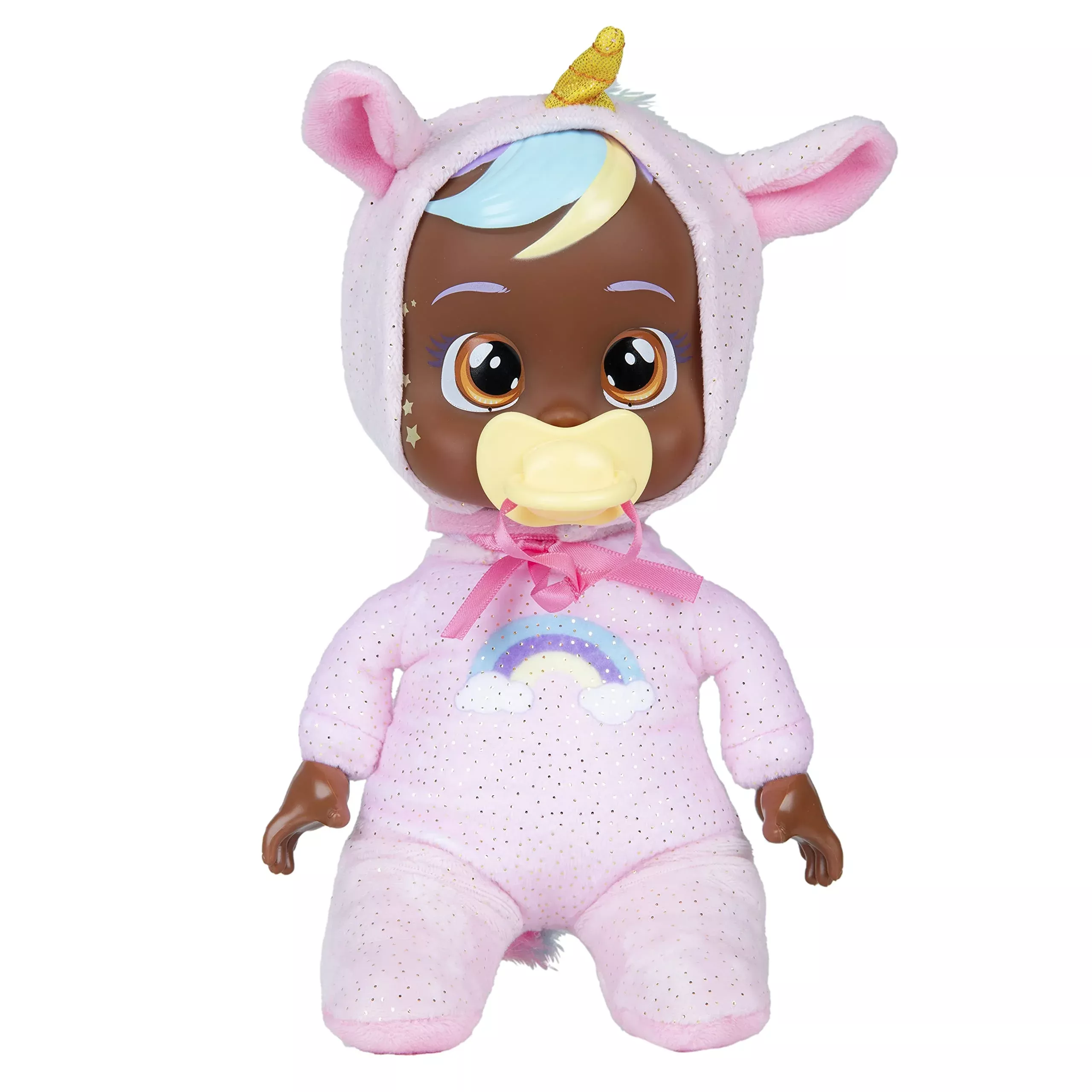 Cry Babies Tiny Cuddles Doll 9" Pink Soft Toy Age 18 Months+
