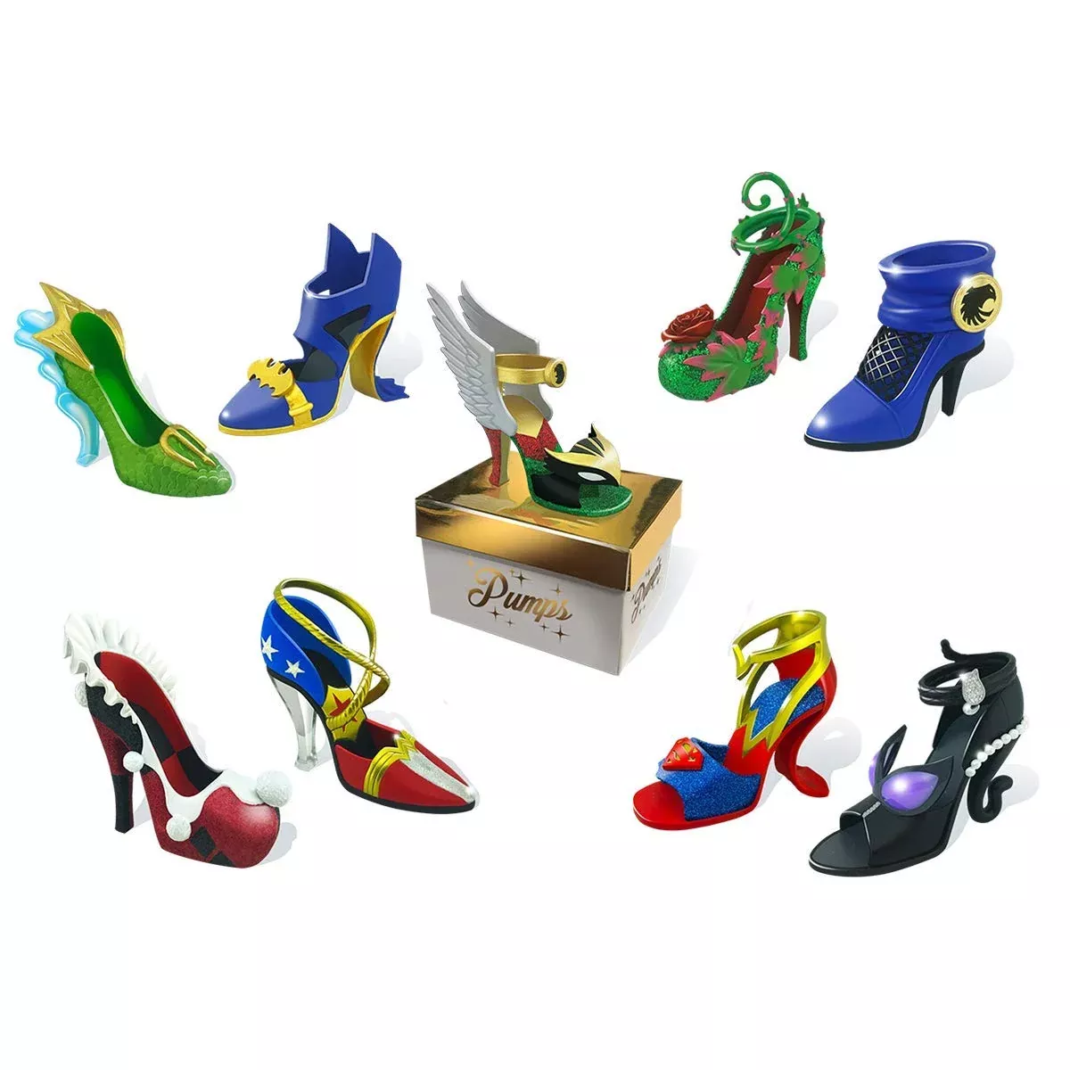Cryptozoic Entertainment Dc Pumps - 12 Blind Boxes - Miniature 2.25' H