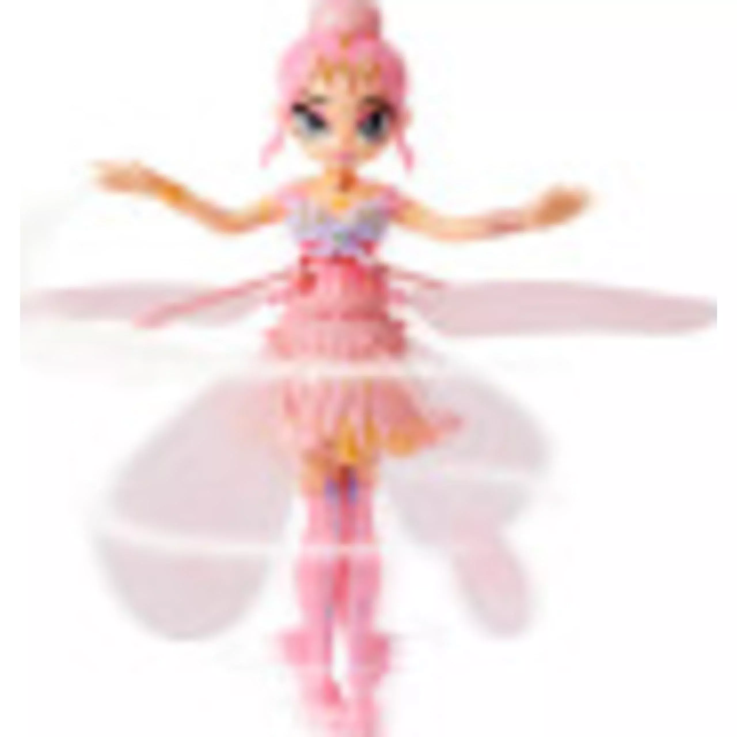Crystal Flyers Pink Magical Flying Pixie Toy Doll, Plastic, Model 6059