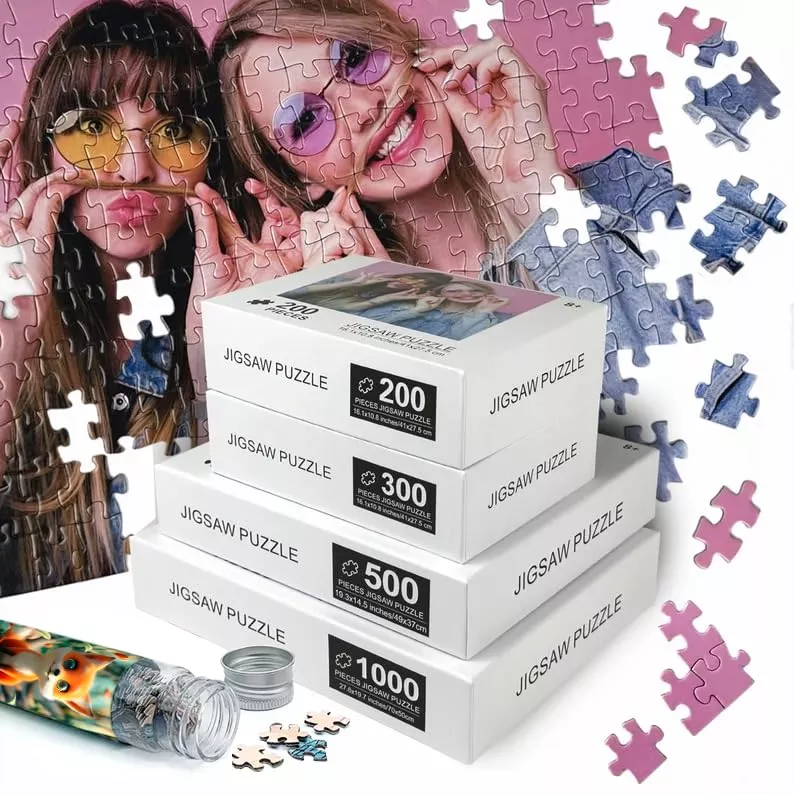 Custom Puzzles From Photos, Customized Picture Puzzle 200 Pieces, Pers