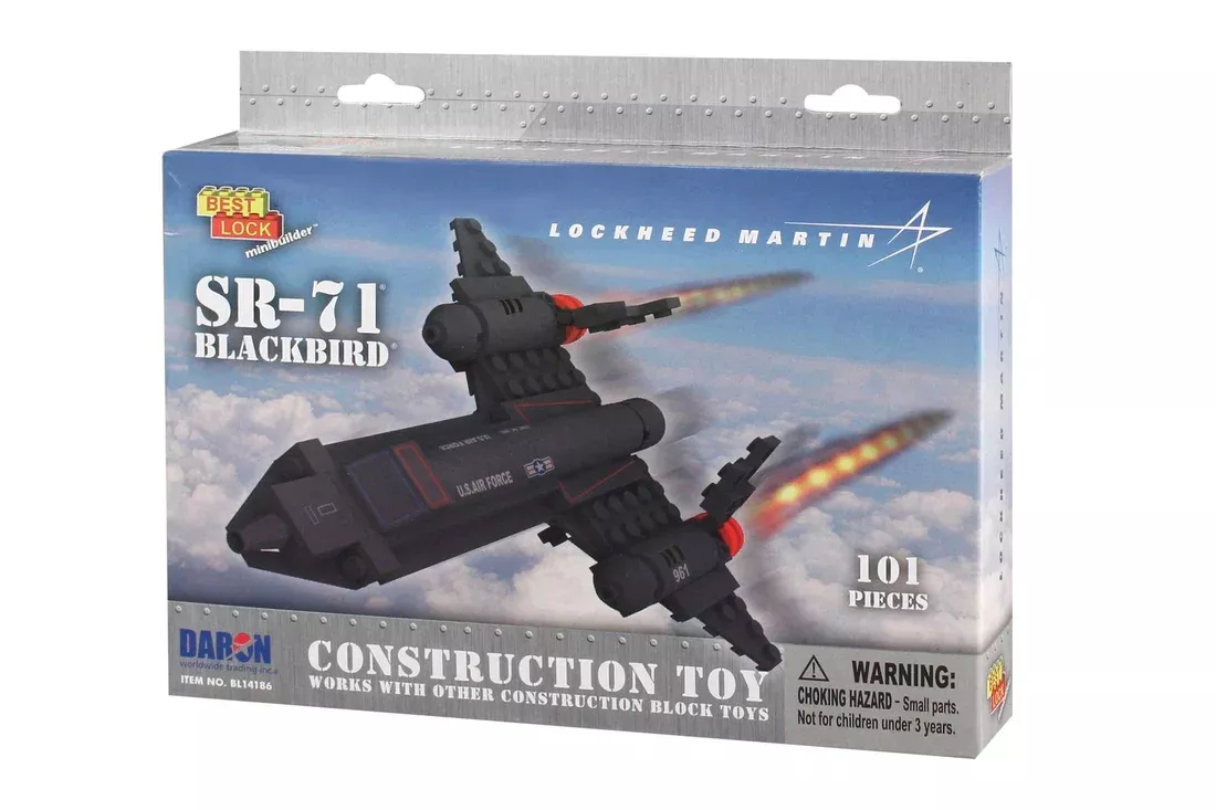 Daron BL14186 SR-71 Blackbird Best Lock Construction Toy