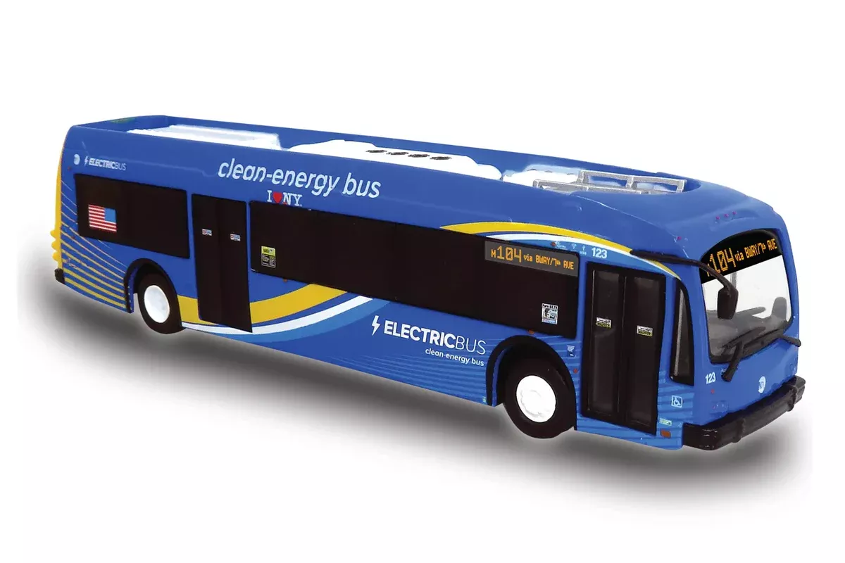 Daron NY2065 HO Scale (1/87) MTA Electric Bus NYC
