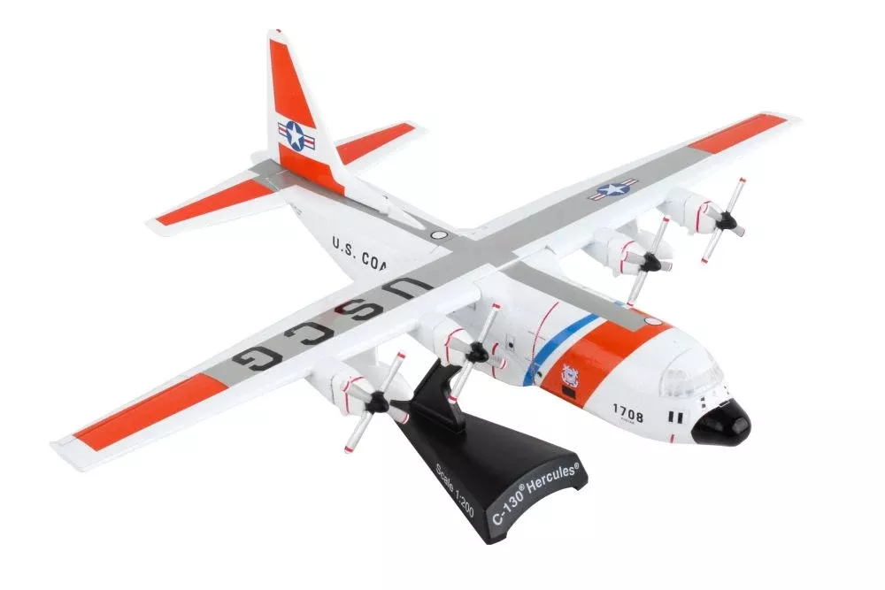 Daron PS5330-5 Postage Stamp 1/200 C-130 Hercules USCG