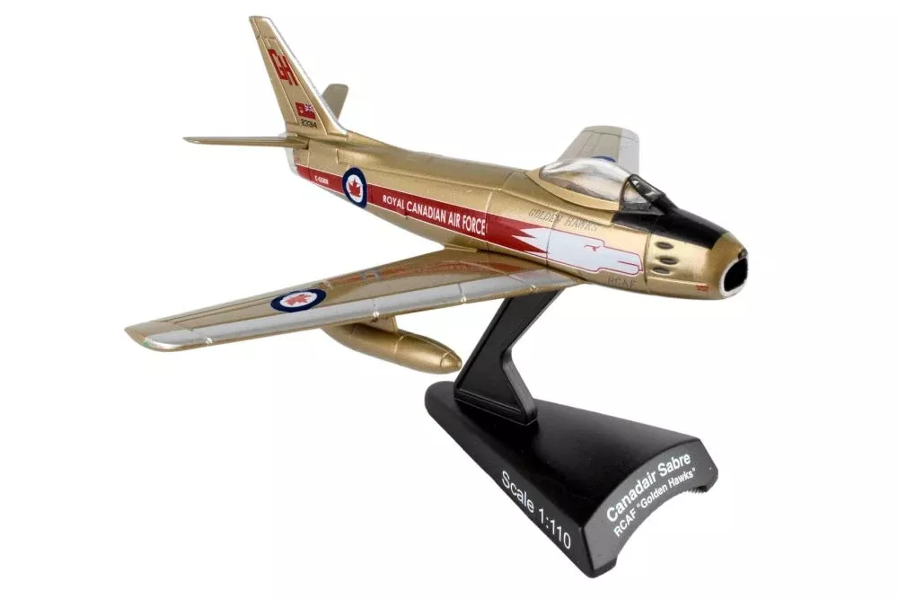 Daron PS5361-4 Postage Stamp 1/110 RCAF Canadair Sabre Golden Hawks