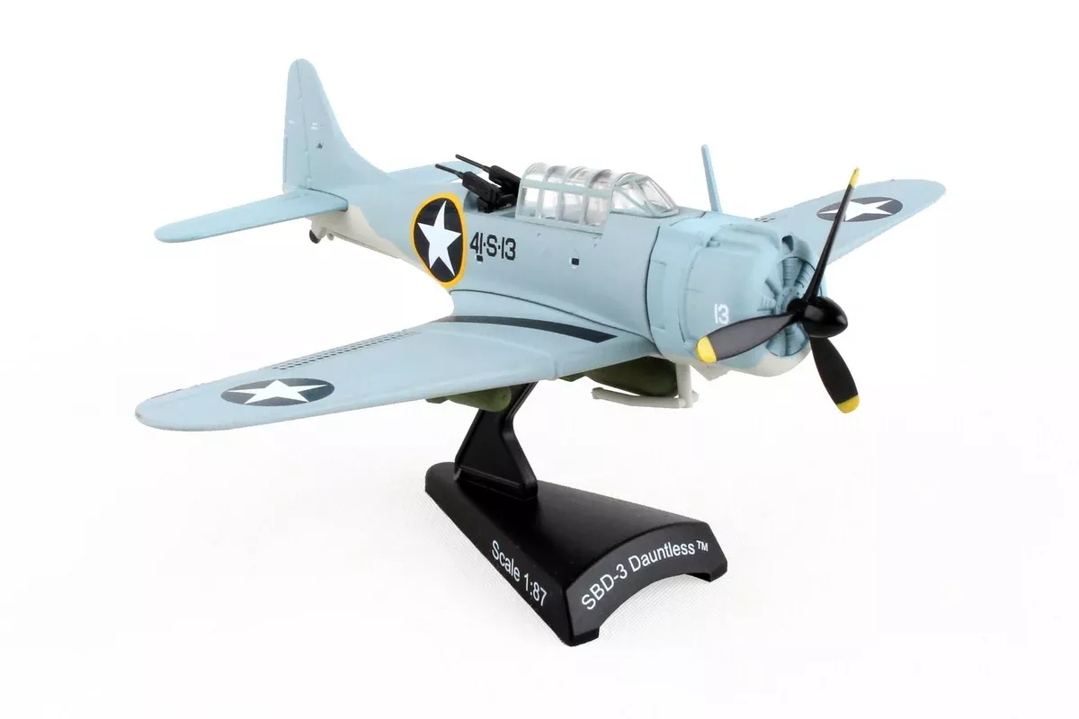 Daron PS5563-1 Postage Stamp 1/87 SBD-3 Dauntless #41 S-13 US NAVY