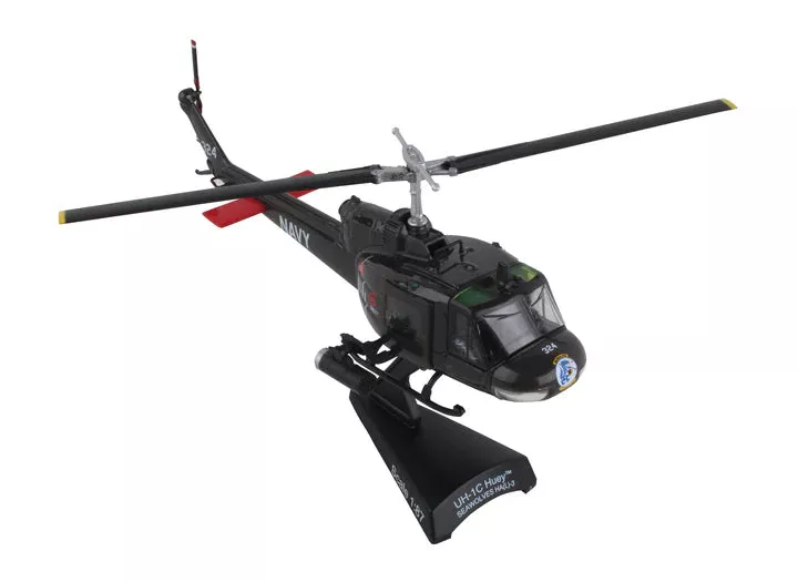 Daron PS5601-4 Postage Stamp 1/87 UH-1C Huey Hal-3 Seawolves US NAVY Helicopter
